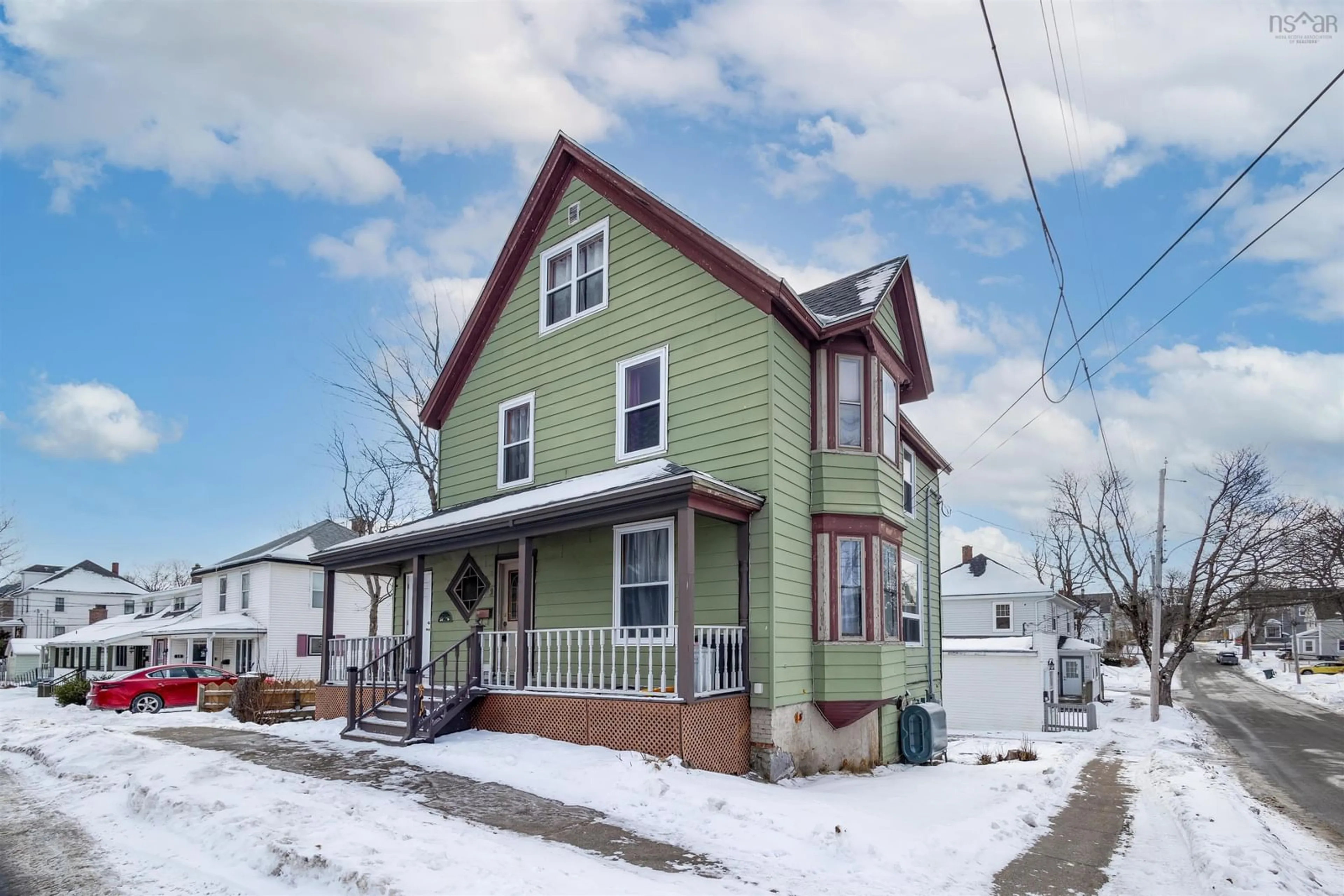 Home with vinyl exterior material, street for 2 Ingoville St, Sydney Nova Scotia B1S 2S9