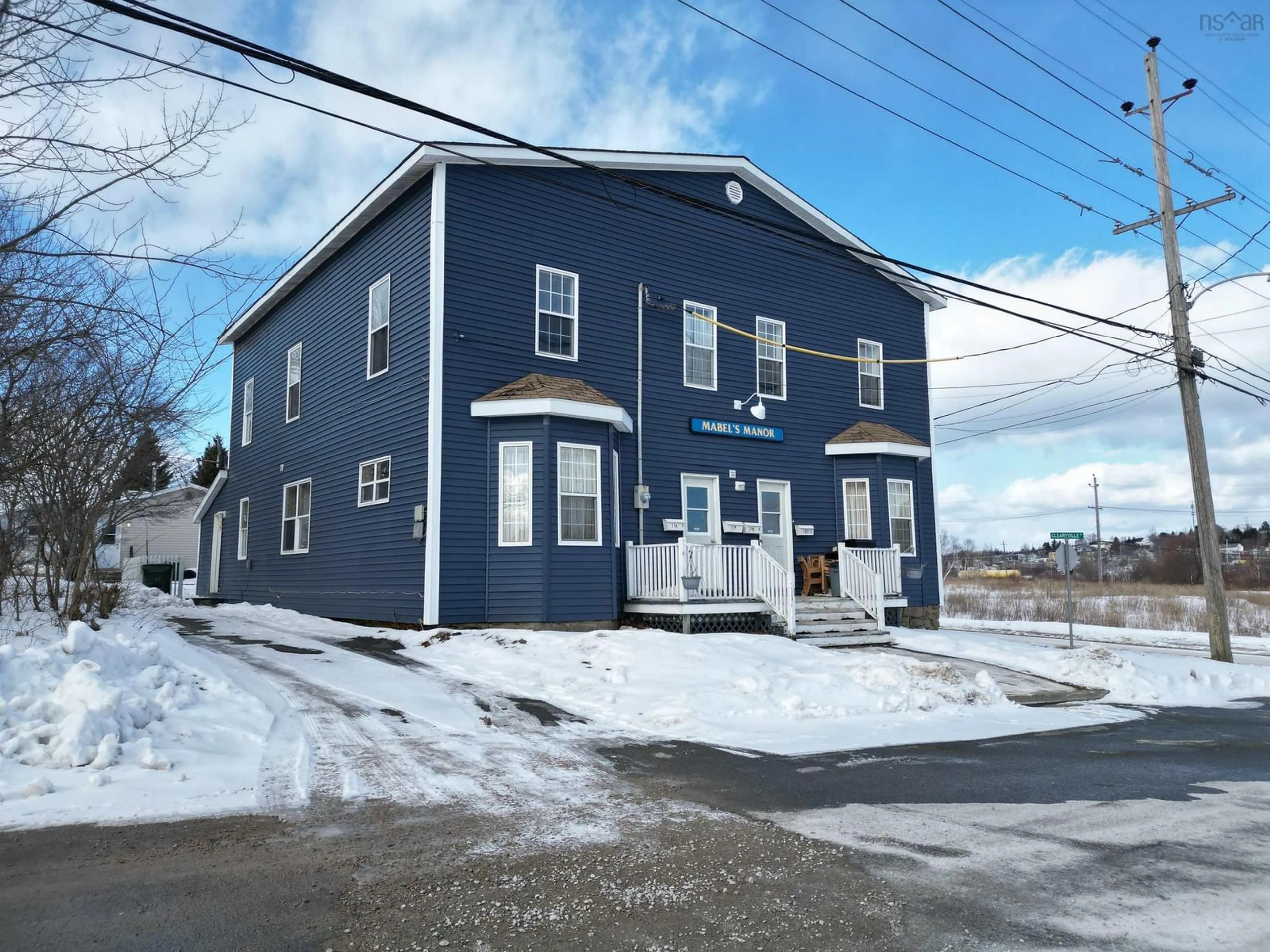 A pic from outside/outdoor area/front of a property/back of a property/a pic from drone, street for 120 Pierce Street, North Sydney Nova Scotia B2A 1P3