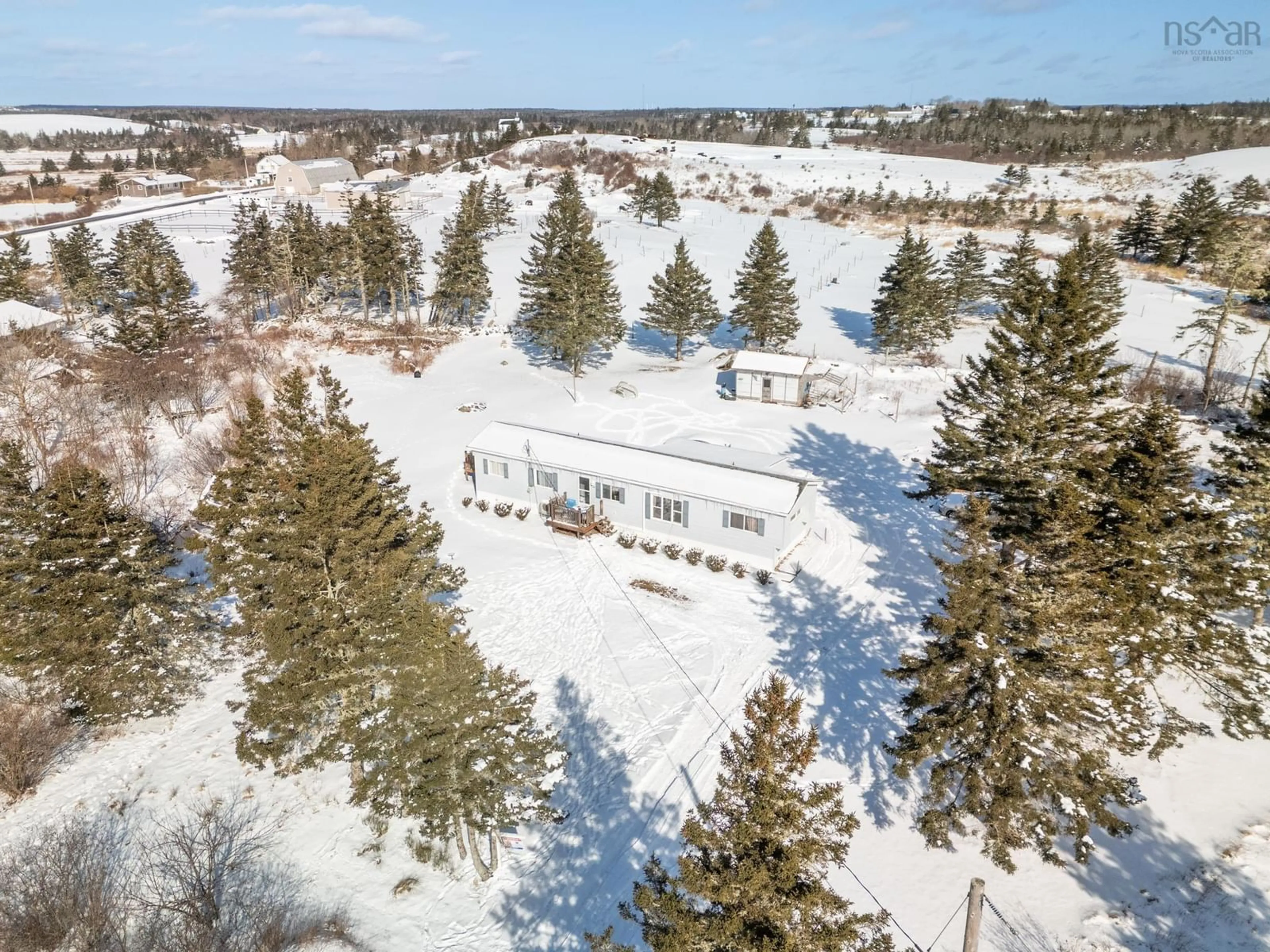 A pic from outside/outdoor area/front of a property/back of a property/a pic from drone, unknown for 120 Green Rock Drive, South Chegoggin Nova Scotia B5A 4A7