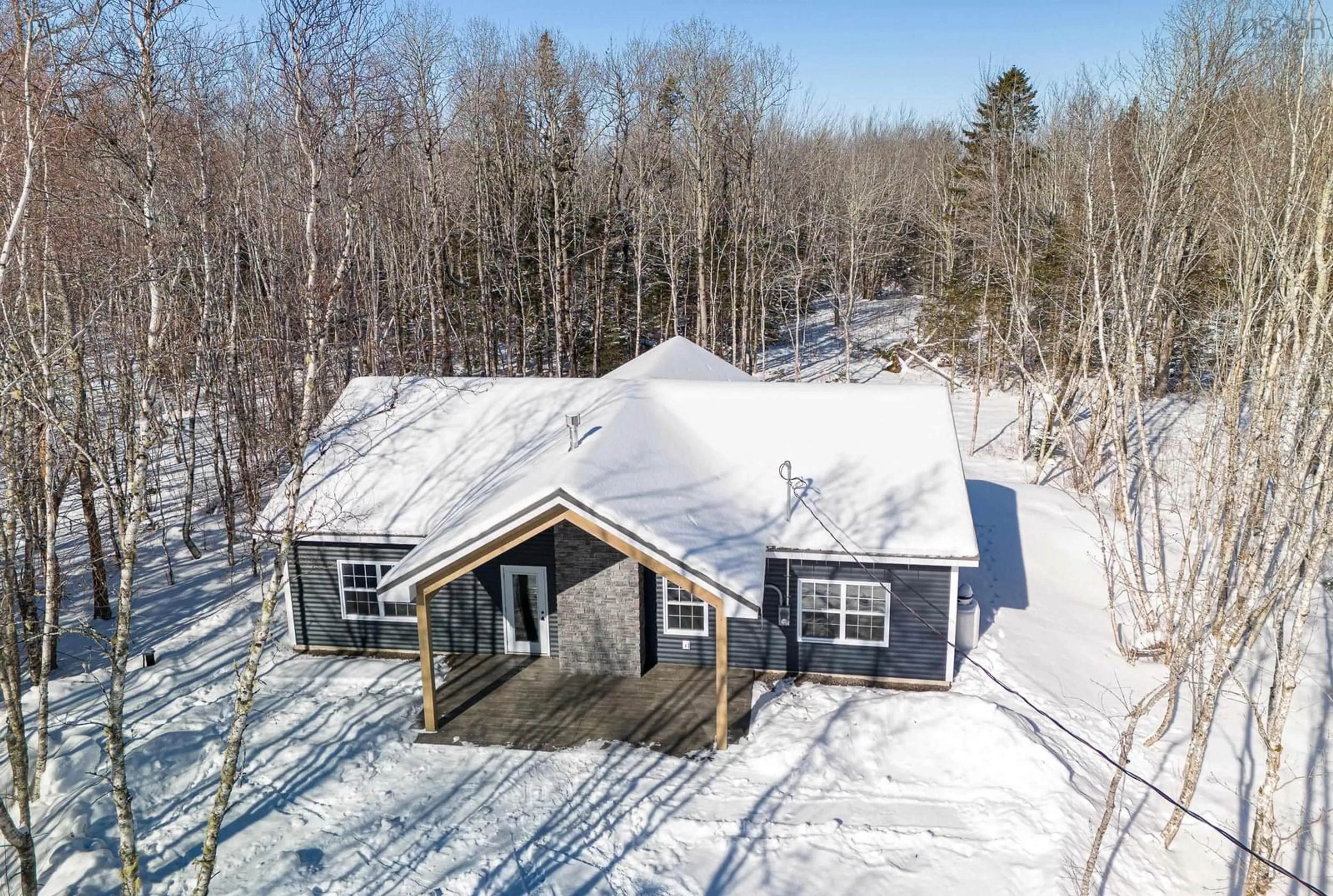 A pic from outside/outdoor area/front of a property/back of a property/a pic from drone, building for 5915 Wentworth Collingwood Rd, Wentworth Nova Scotia B0M 1Z0