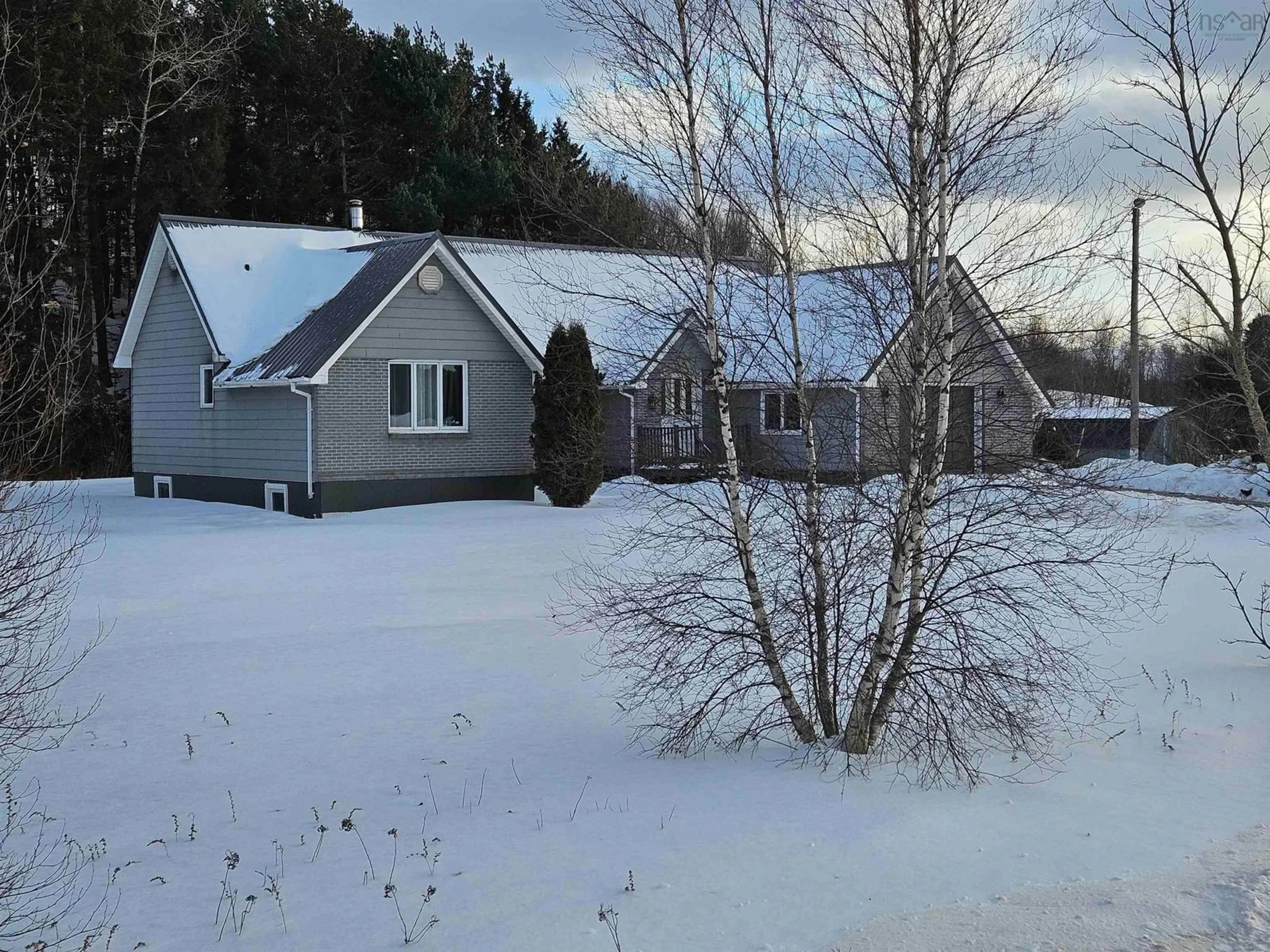 A pic from outside/outdoor area/front of a property/back of a property/a pic from drone, unknown for 244 Atkinson Rd, Southampton Nova Scotia B0M 1W0