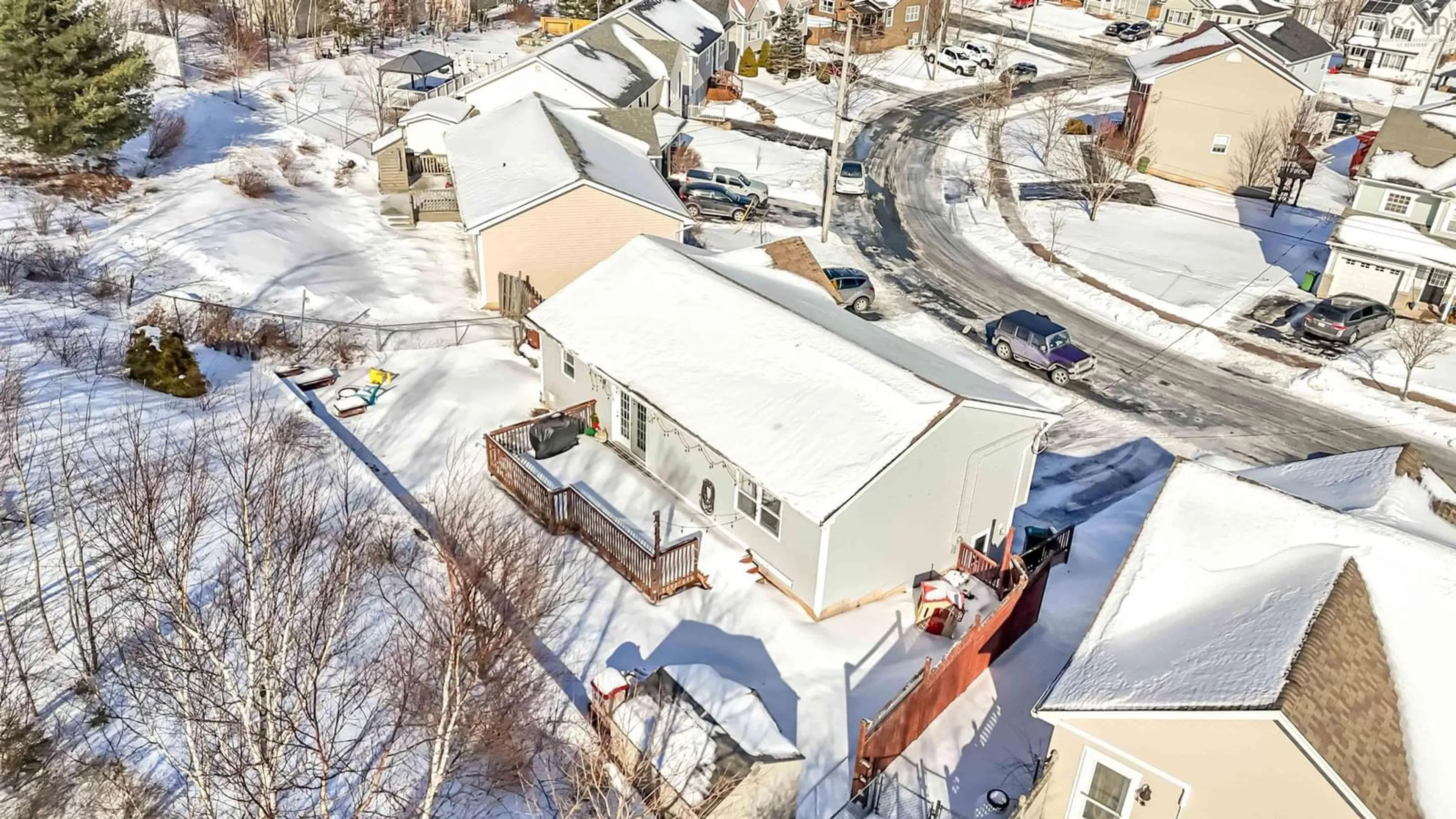 A pic from outside/outdoor area/front of a property/back of a property/a pic from drone, unknown for 29 Sawmill Cres, Middle Sackville Nova Scotia B4E 3M7