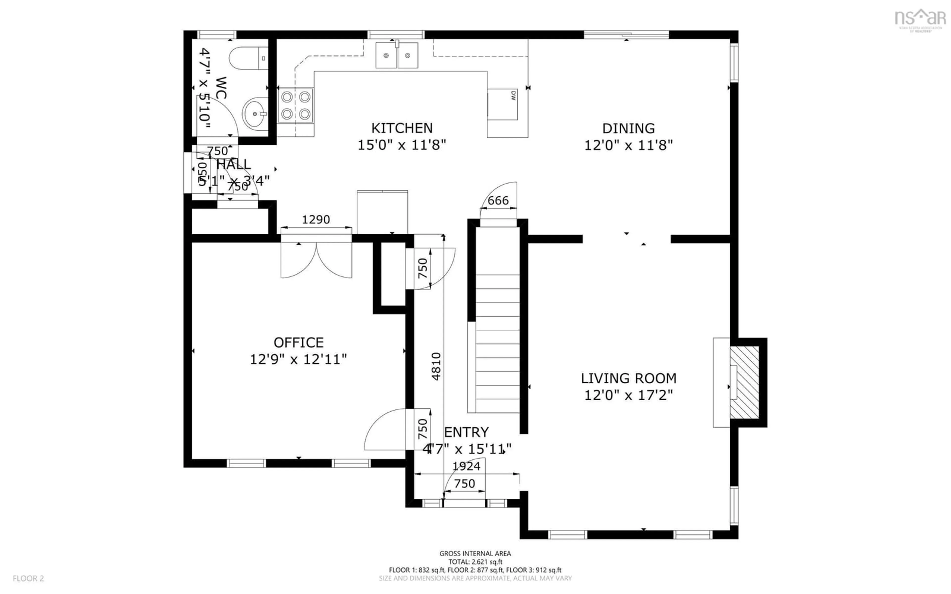 Floor plan for 30 Holyrood Close, Fall River Nova Scotia B2T 1V1