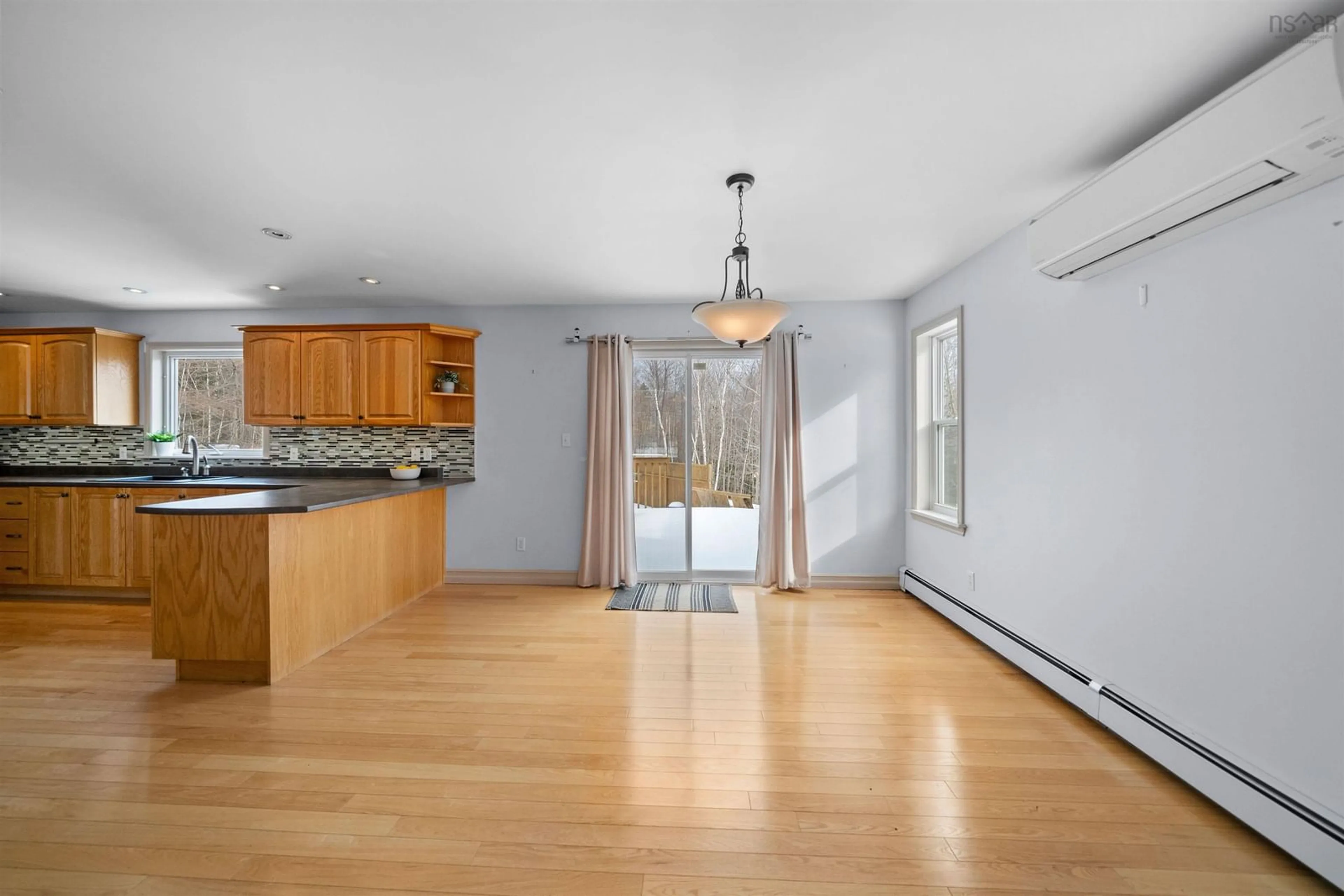 Open concept kitchen, wood/laminate floor for 30 Holyrood Close, Fall River Nova Scotia B2T 1V1