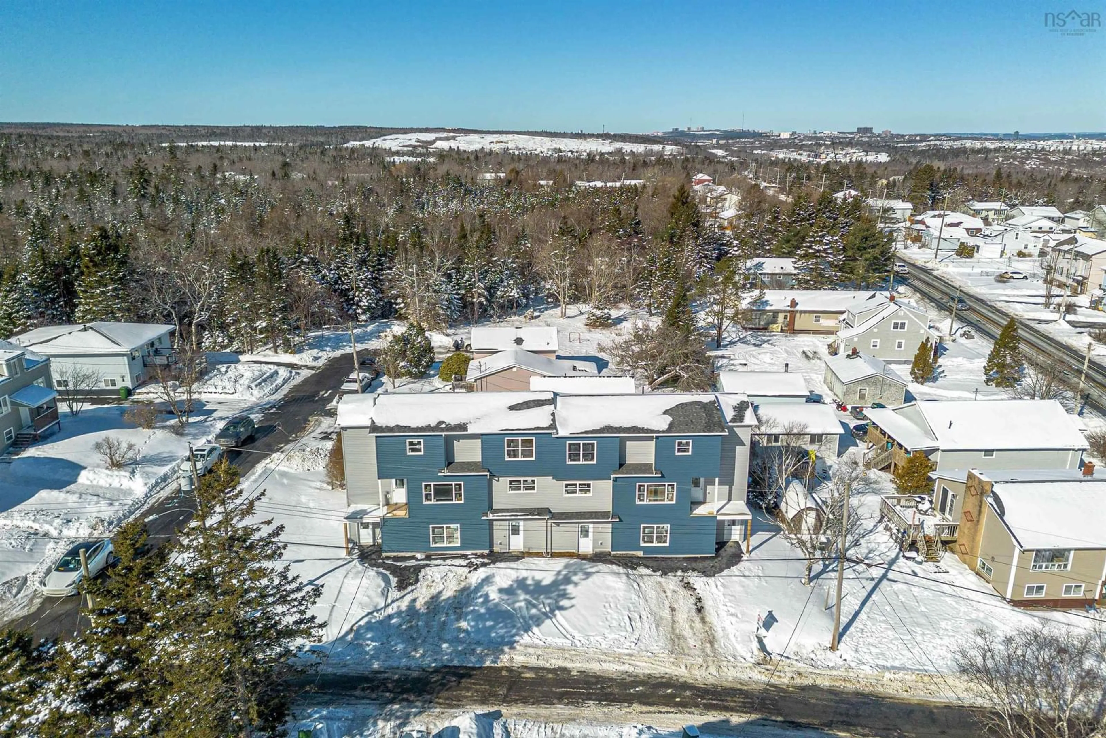 A pic from outside/outdoor area/front of a property/back of a property/a pic from drone, building for 3 - 5 - 7 - 9 Charlton Ave, Halifax Nova Scotia B3R 1A9