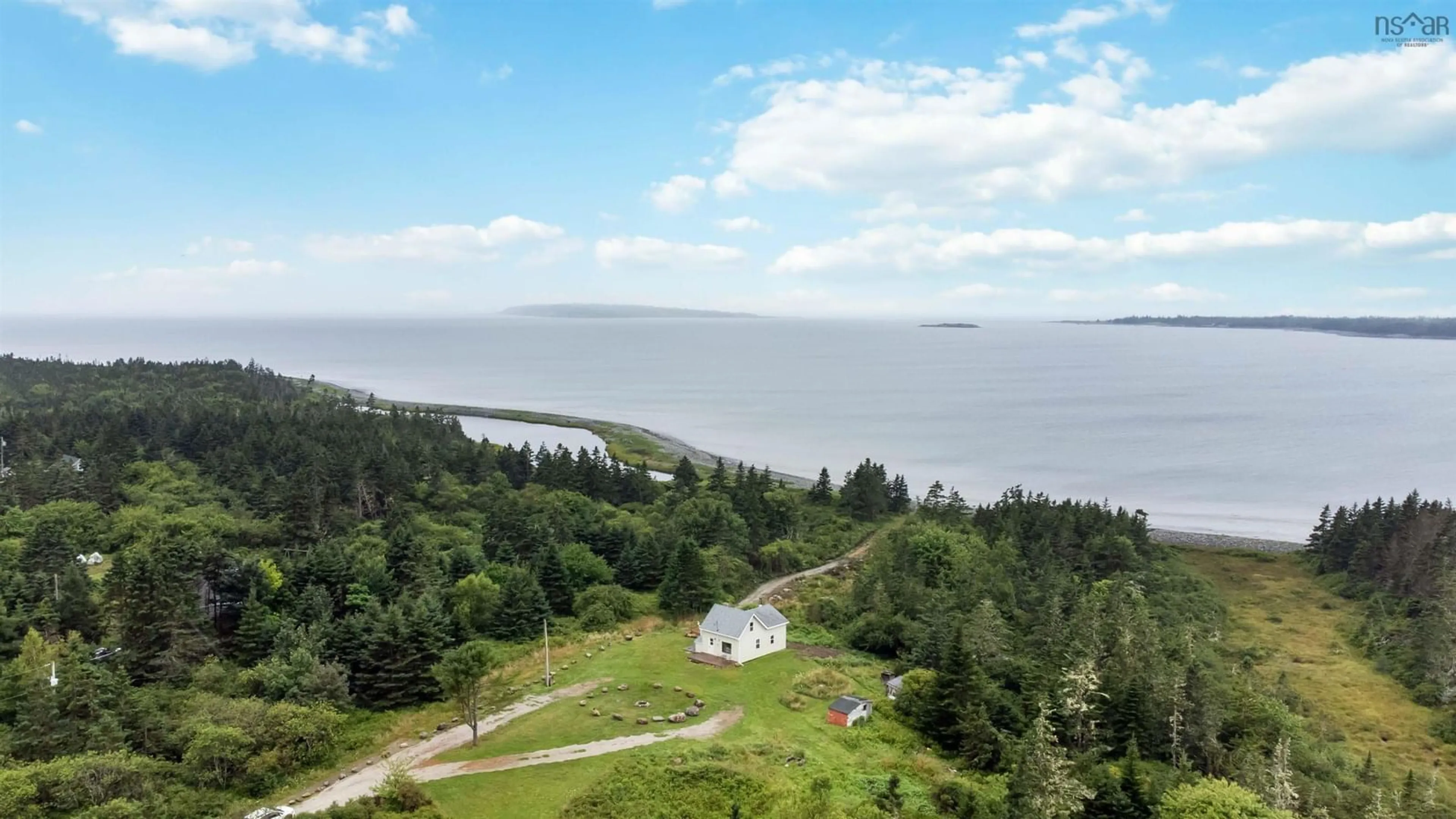 A pic from outside/outdoor area/front of a property/back of a property/a pic from drone, water/lake/river/ocean view for 603 East Green Harbour Rd, East Green Harbour Nova Scotia B0T 1L0