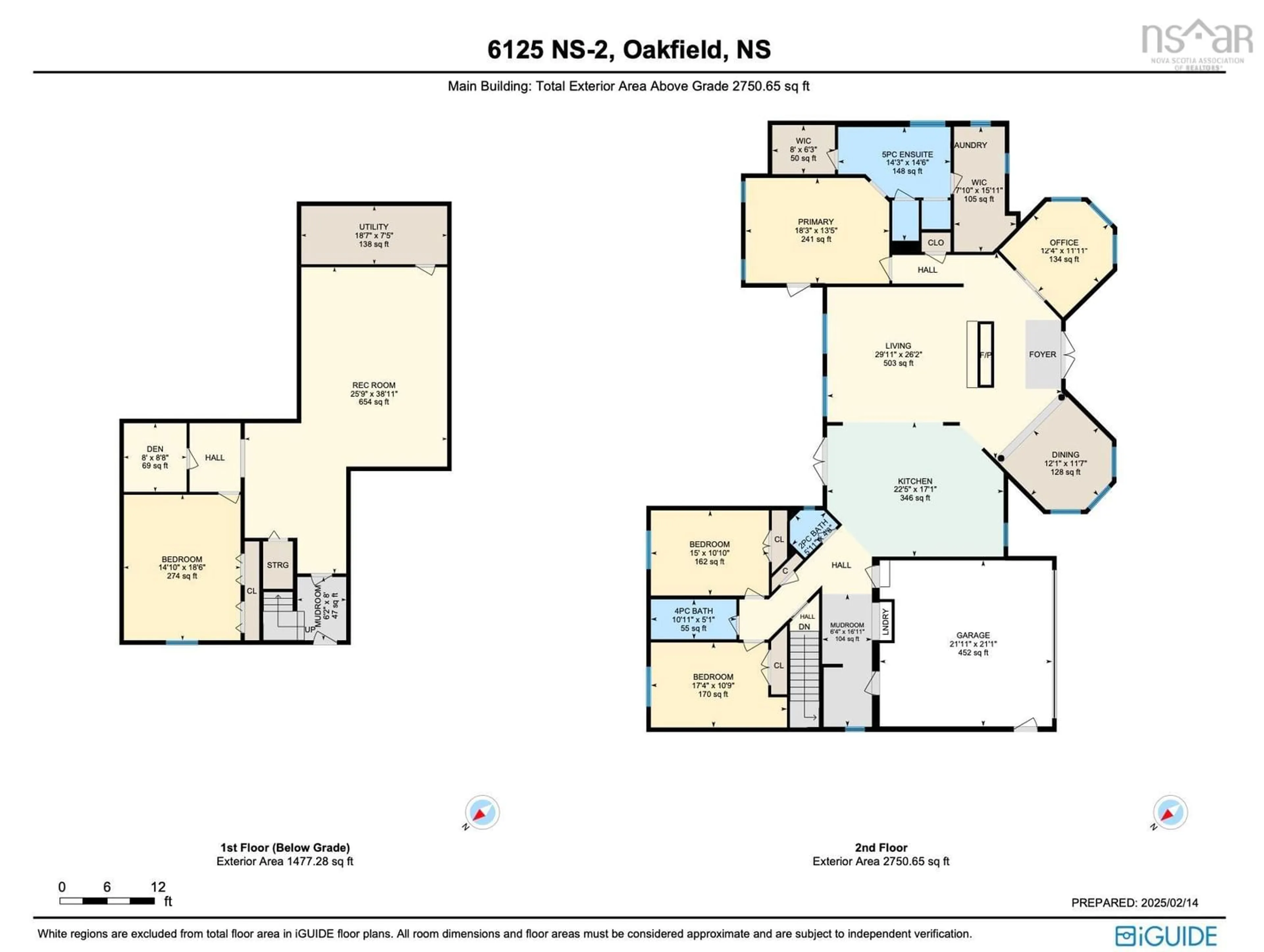 Floor plan for 6125 Highway 2, Oakfield Nova Scotia B2T 1E3