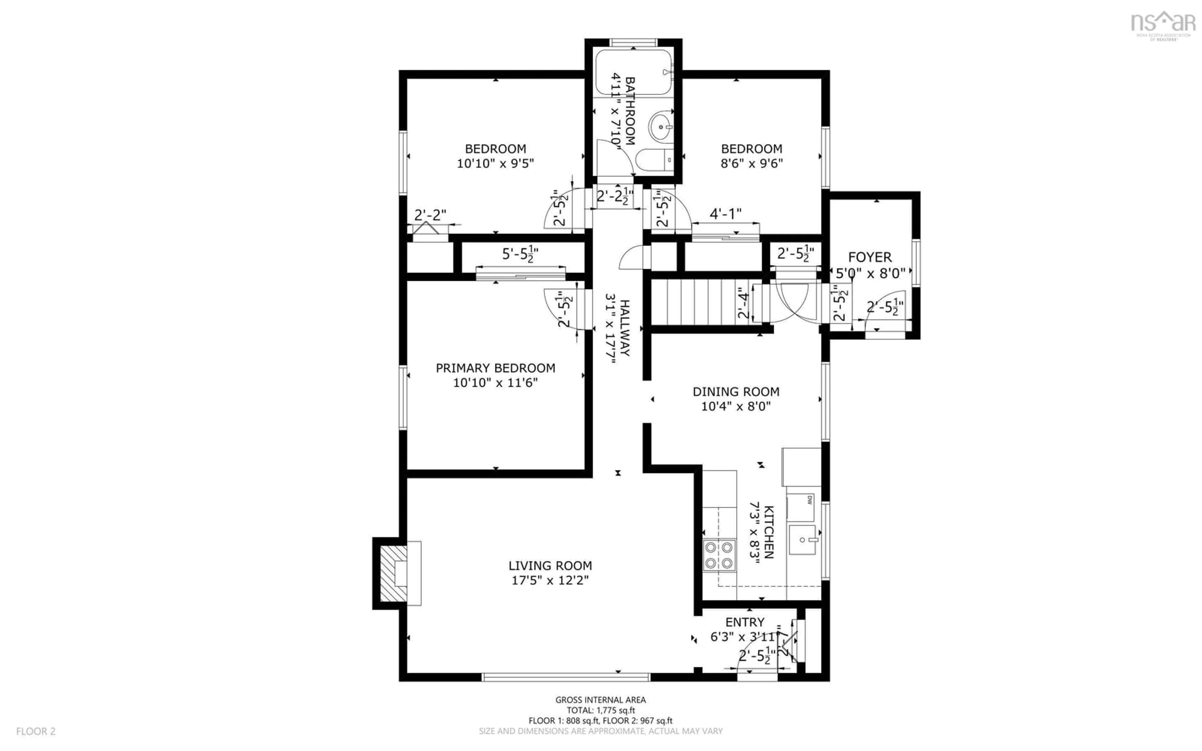 Floor plan for 37 Arvida Ave, Spryfield Nova Scotia B3R 1K7