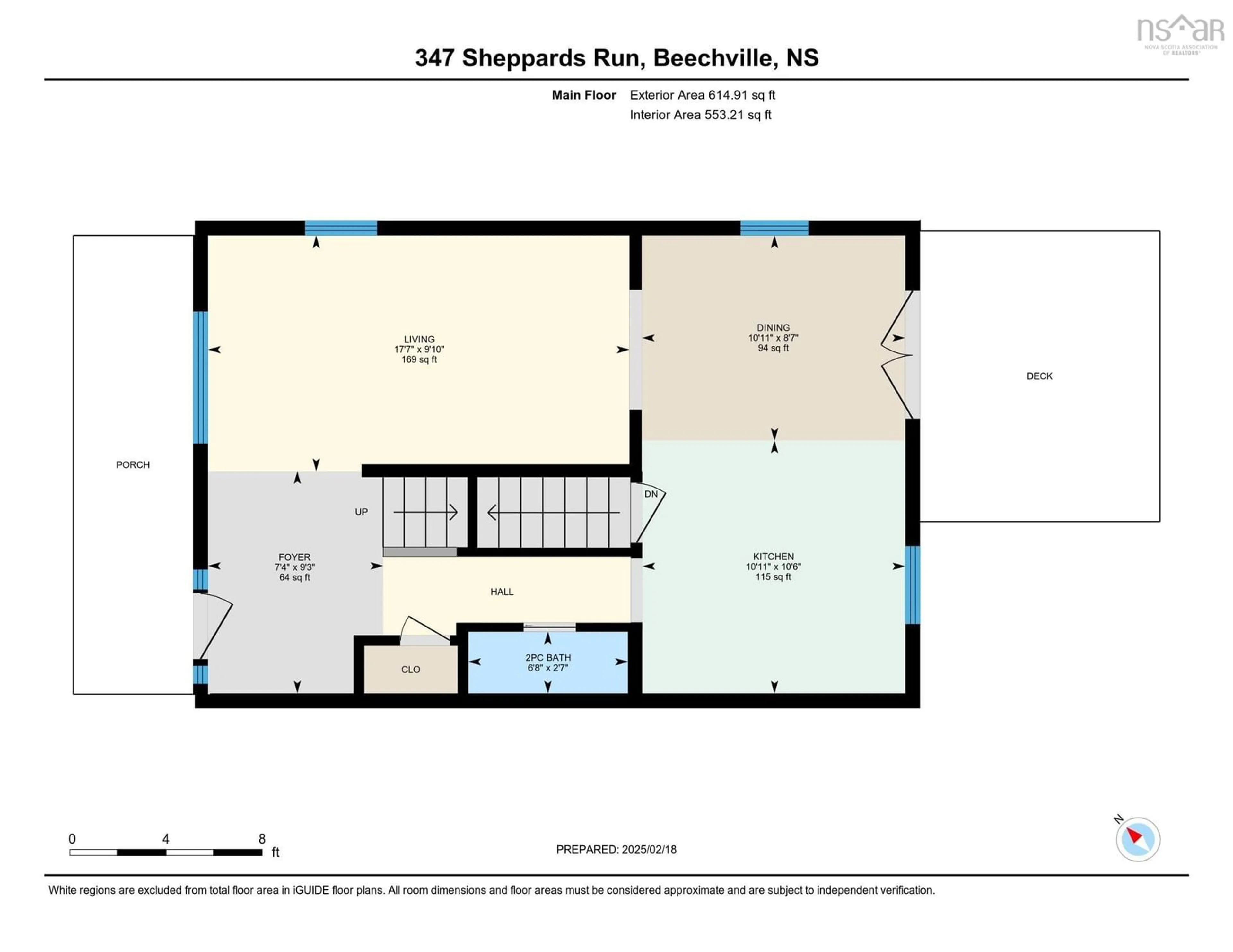 Floor plan for 347 Sheppards Run, Beechville Nova Scotia B3T 2G8