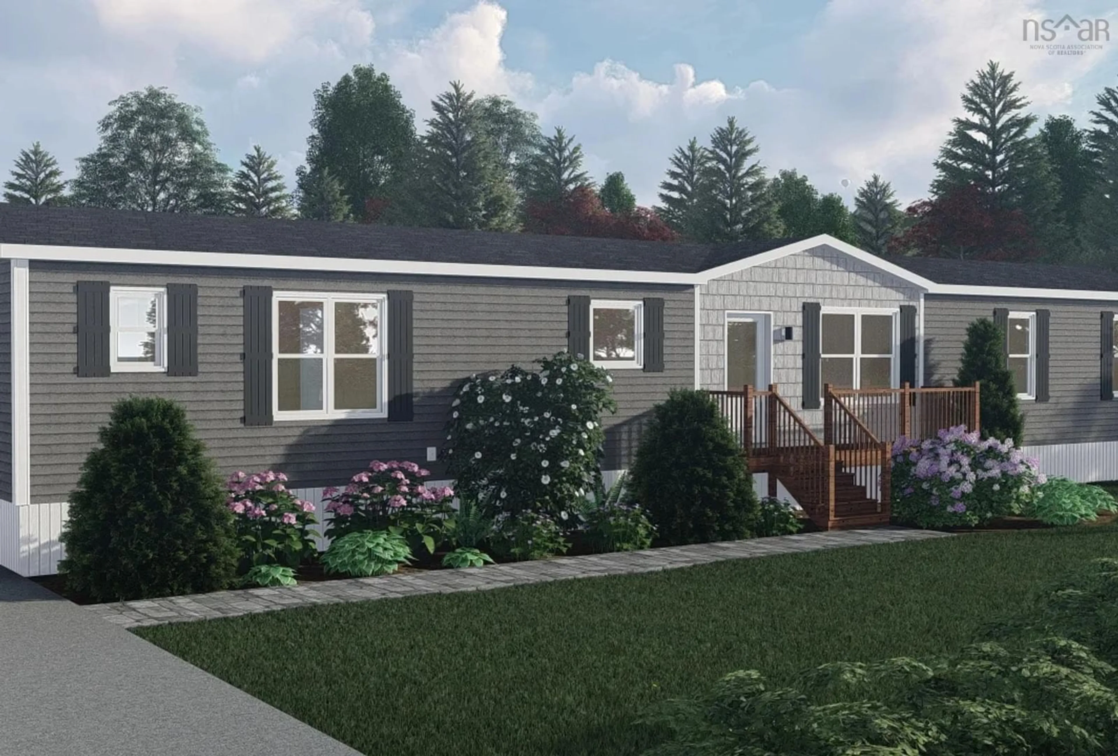 Home with vinyl exterior material, street for Highway 208, Simpsons Corner Nova Scotia B0R 1E0