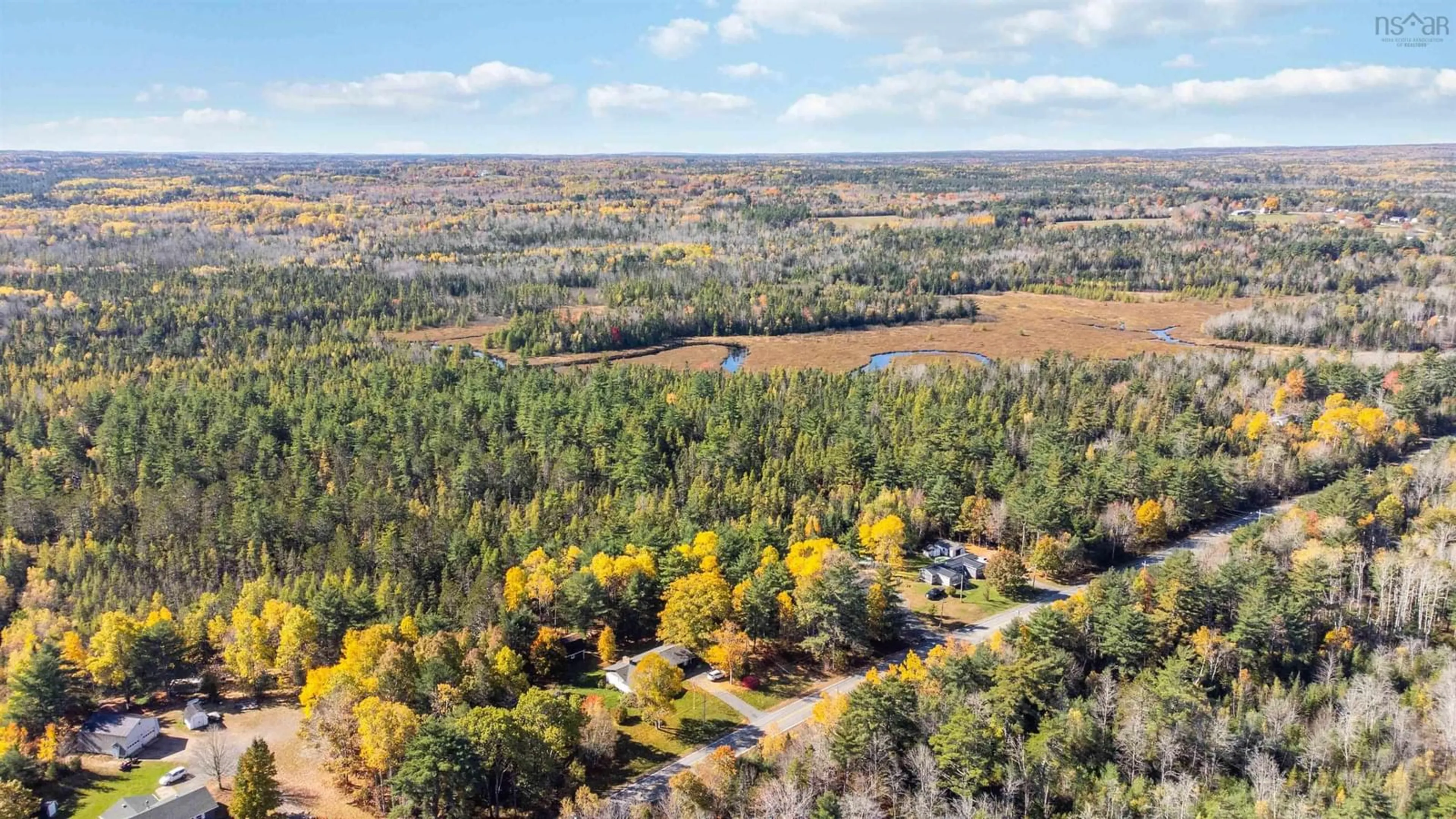 A pic from outside/outdoor area/front of a property/back of a property/a pic from drone, forest/trees view for Highway 208, Simpsons Corner Nova Scotia B0R 1E0
