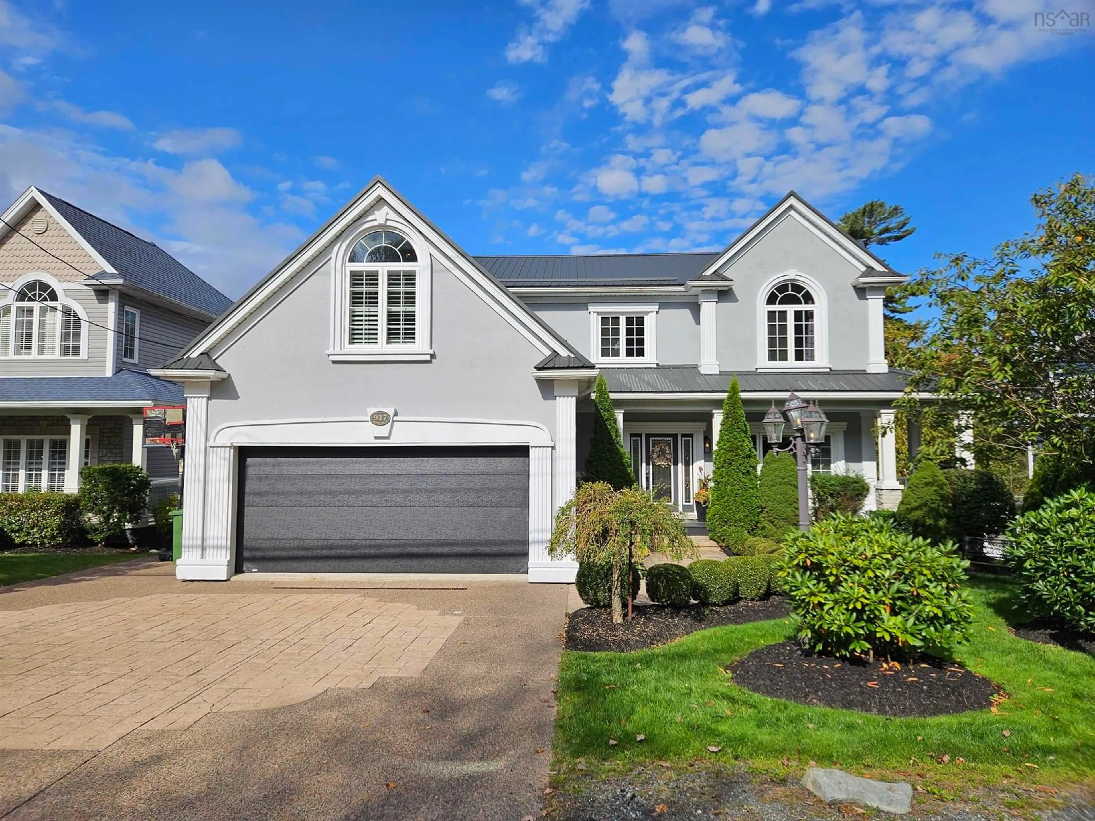 Home with vinyl exterior material, street for 927 Shore Dr, Bedford Nova Scotia B4A 2E6