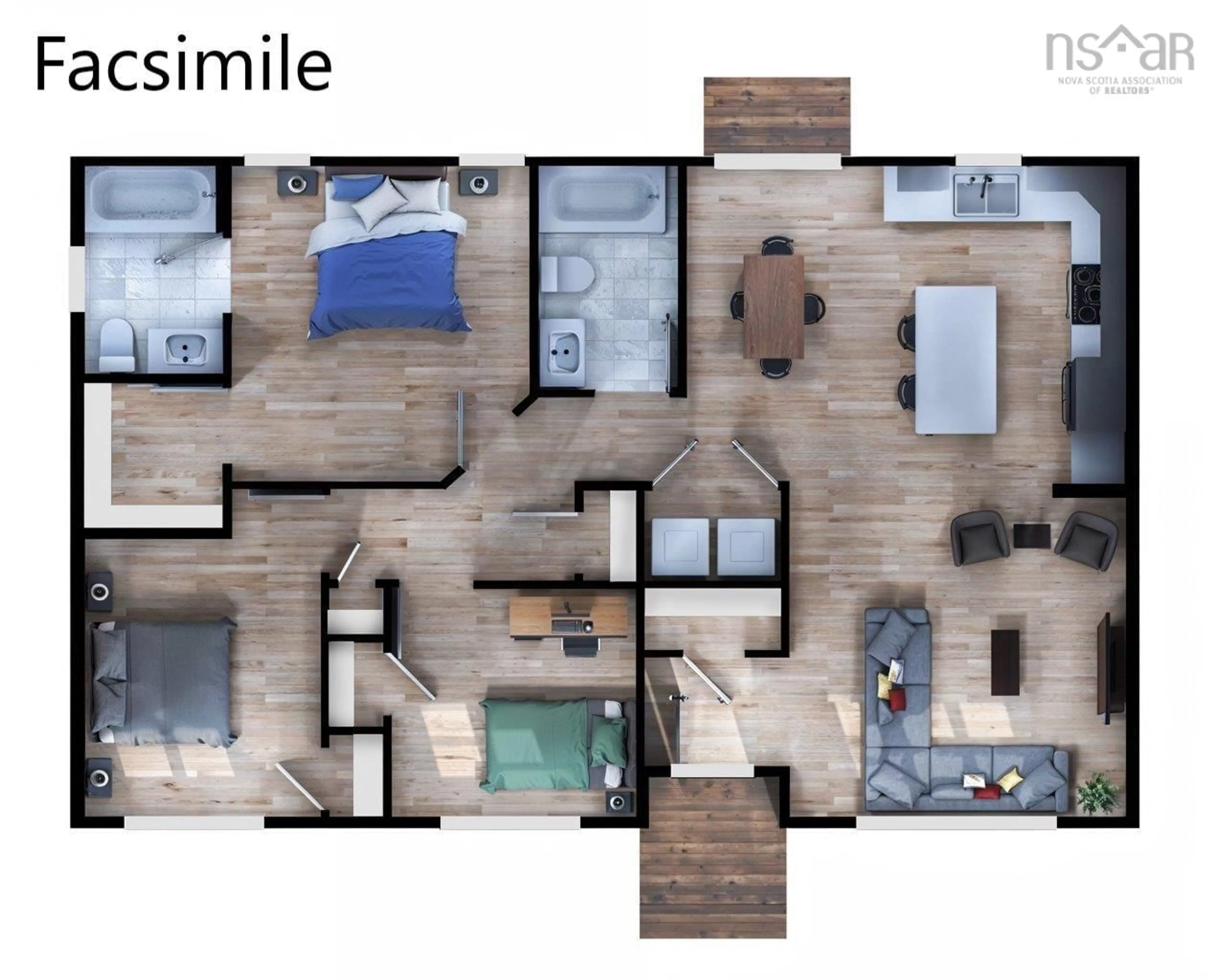 Floor plan for 24-2 Forest Drive Exten, Pictou Nova Scotia B0K 1H0