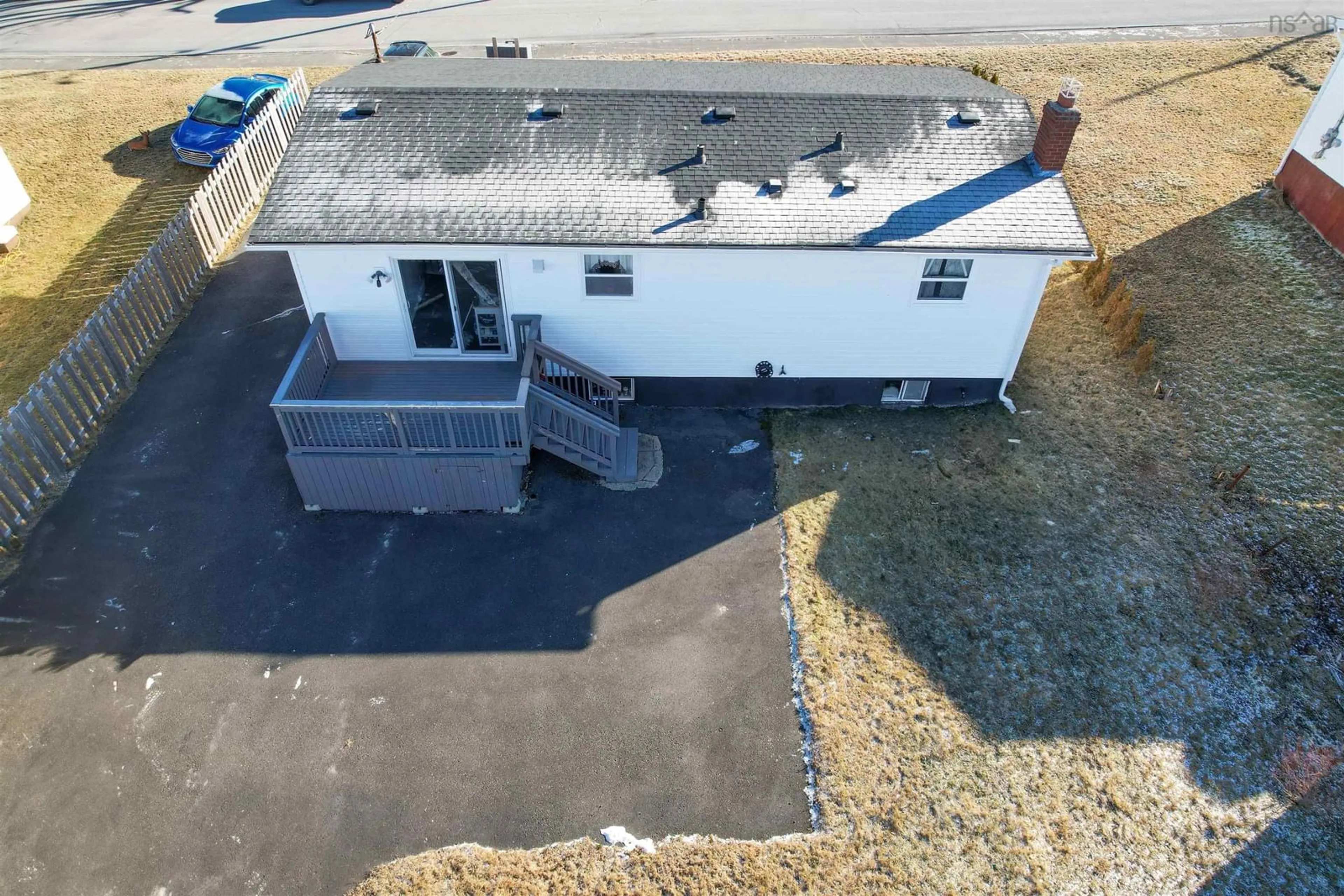 A pic from outside/outdoor area/front of a property/back of a property/a pic from drone, building for 141 Mcintyre Lane, Glace Bay Nova Scotia B1A 4S1