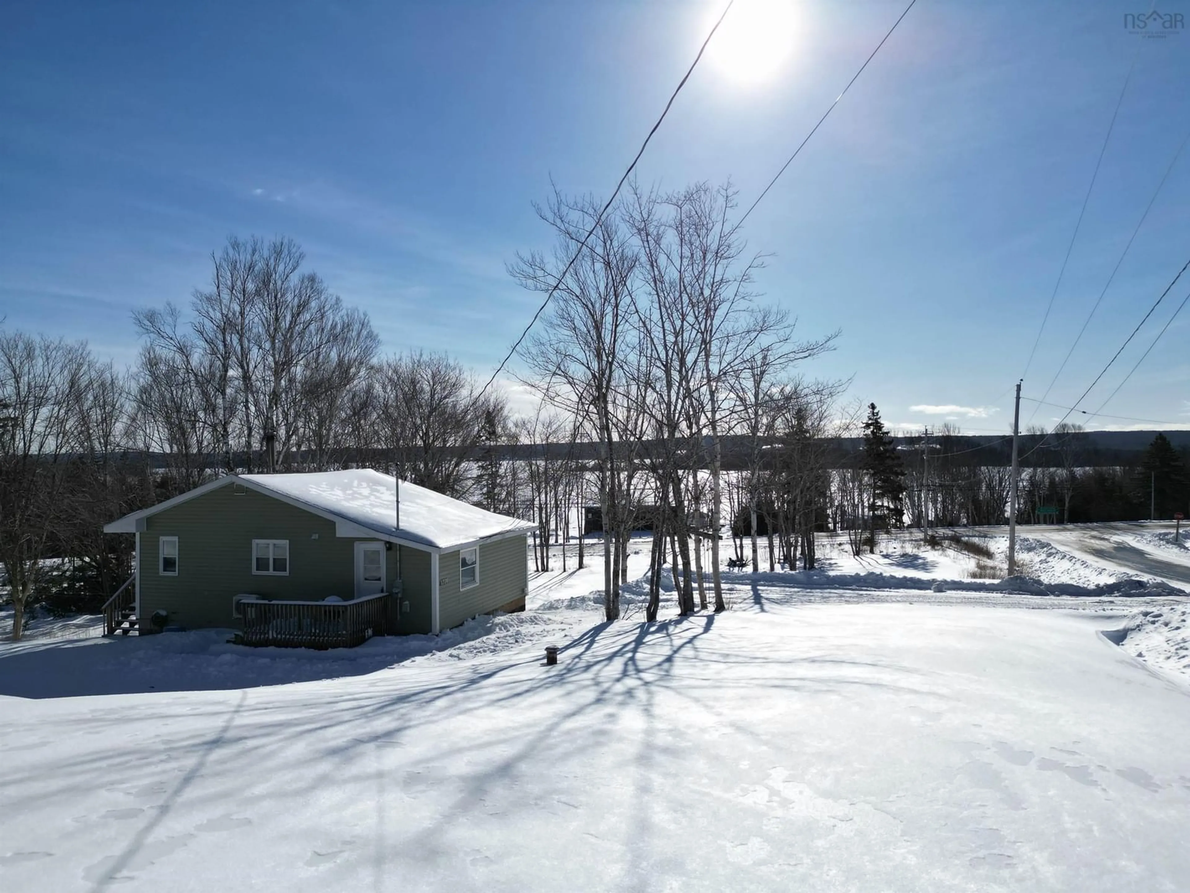 A pic from outside/outdoor area/front of a property/back of a property/a pic from drone, unknown for 1279 Caribou Marsh Road, Albert Bridge Nova Scotia B1K 0C4