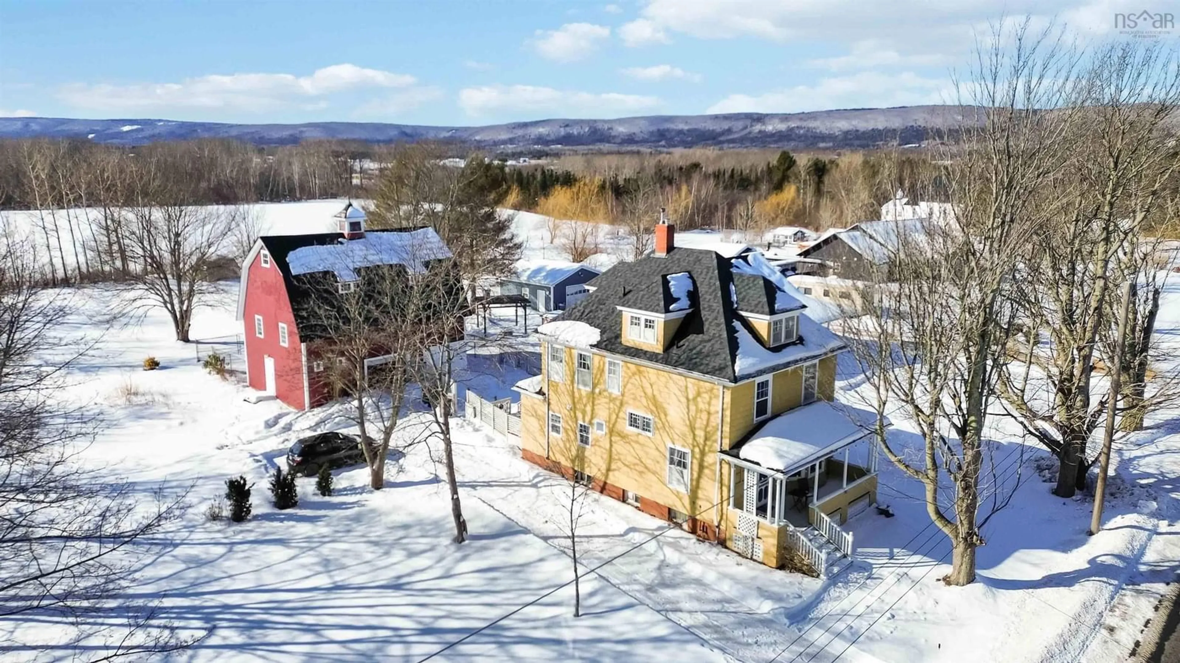 A pic from outside/outdoor area/front of a property/back of a property/a pic from drone, unknown for 69 South St, Carleton Corner Nova Scotia B0S 1C0