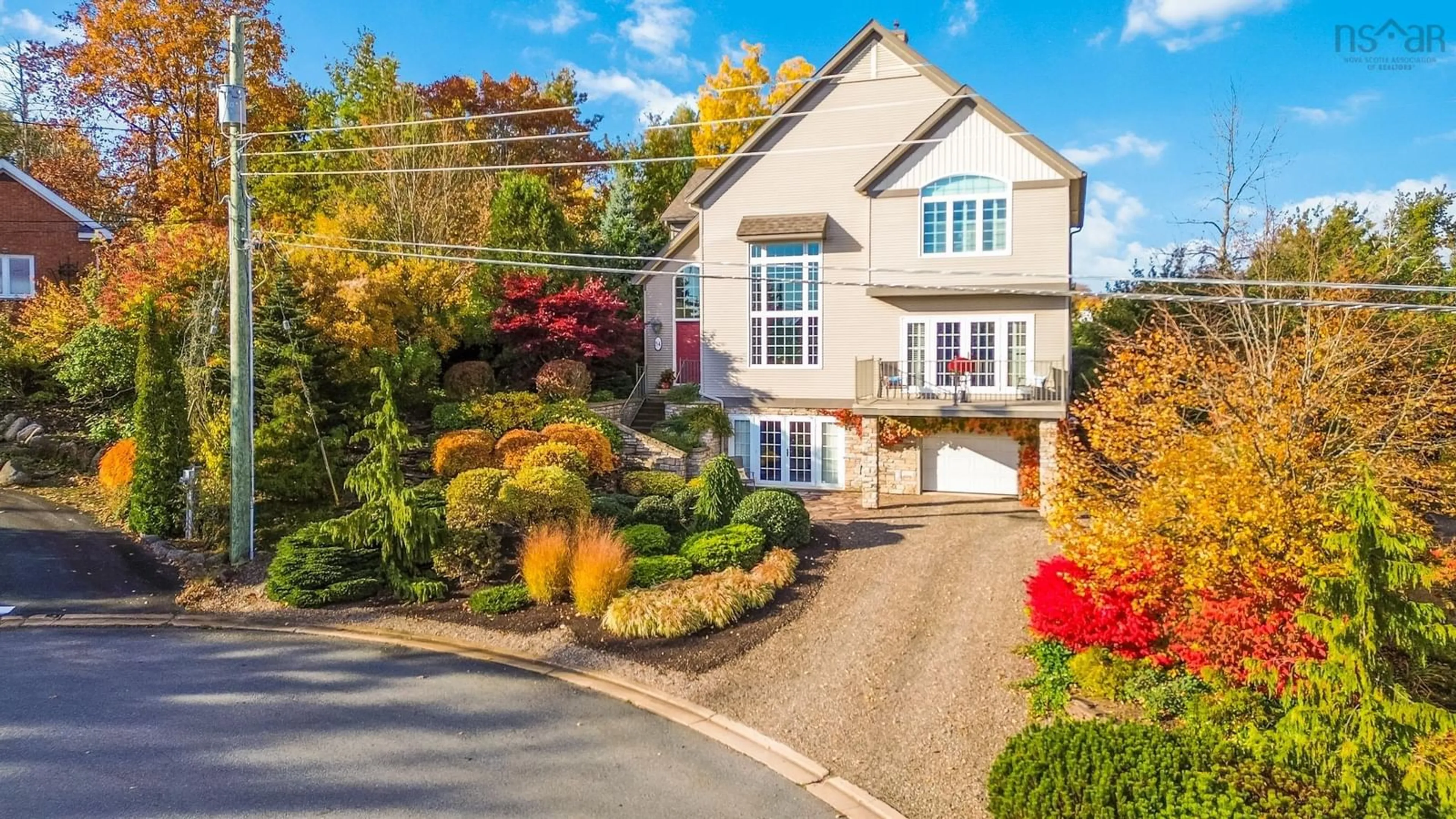 A pic from outside/outdoor area/front of a property/back of a property/a pic from drone, street for 84 Bishop Ave, Wolfville Nova Scotia B4P 2L5