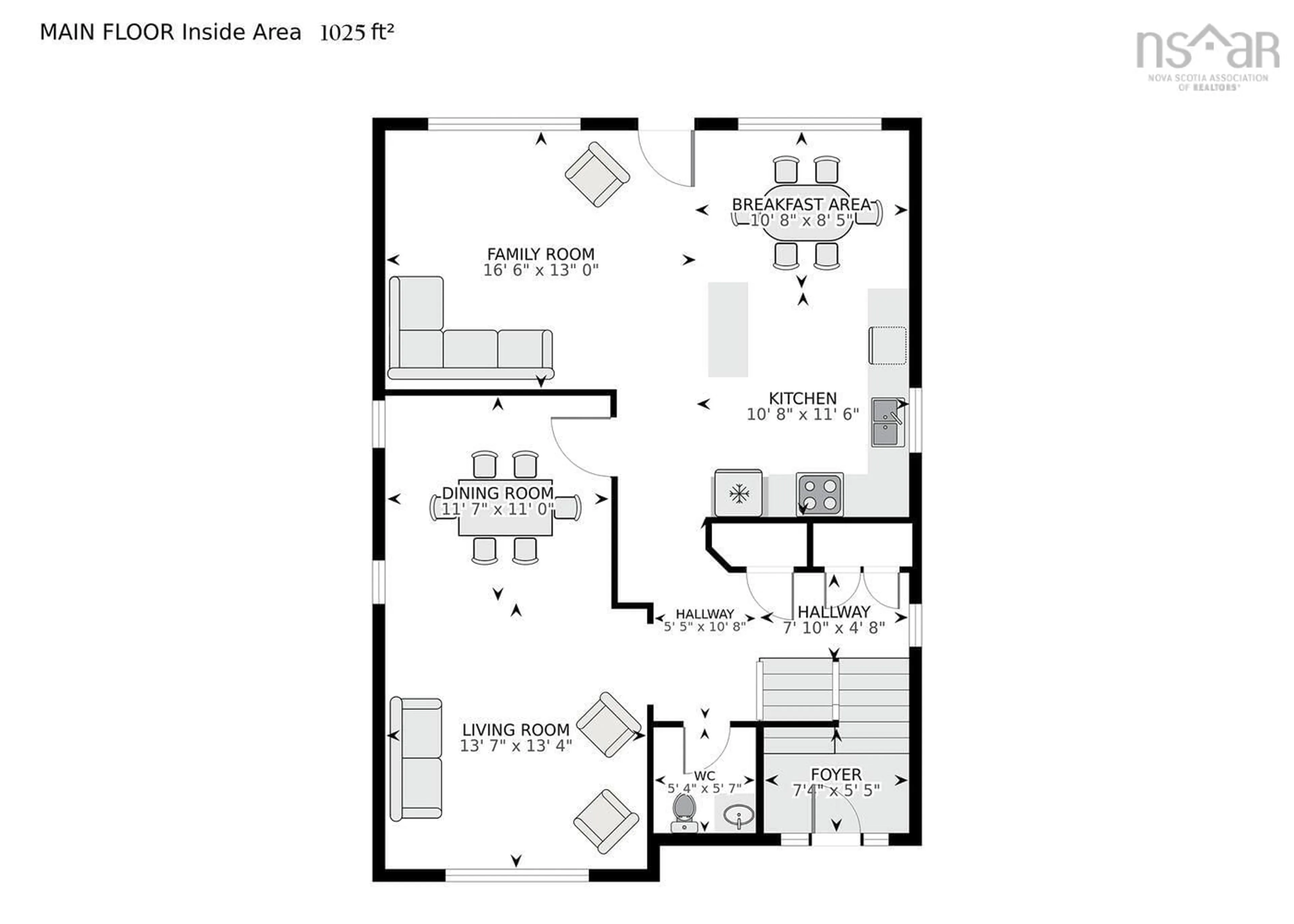 Floor plan for 19 Capstone Cres, Bedford Nova Scotia B4B 0H1