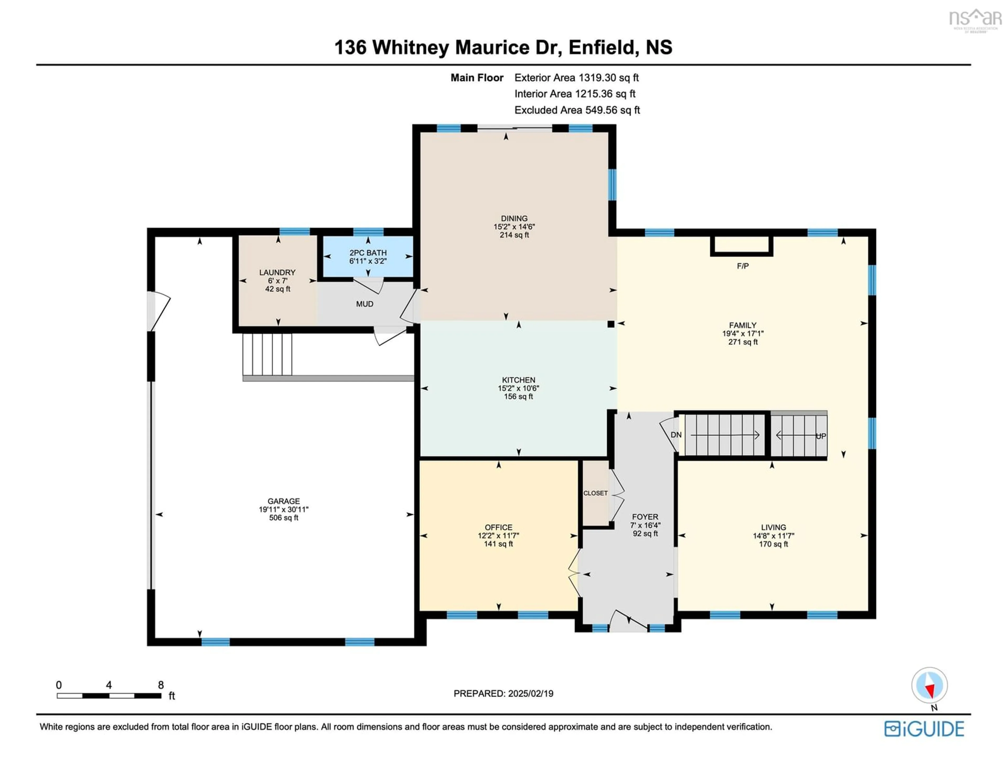 Floor plan for 136 Whitney Maurice Dr, Enfield Nova Scotia B2T 1A8