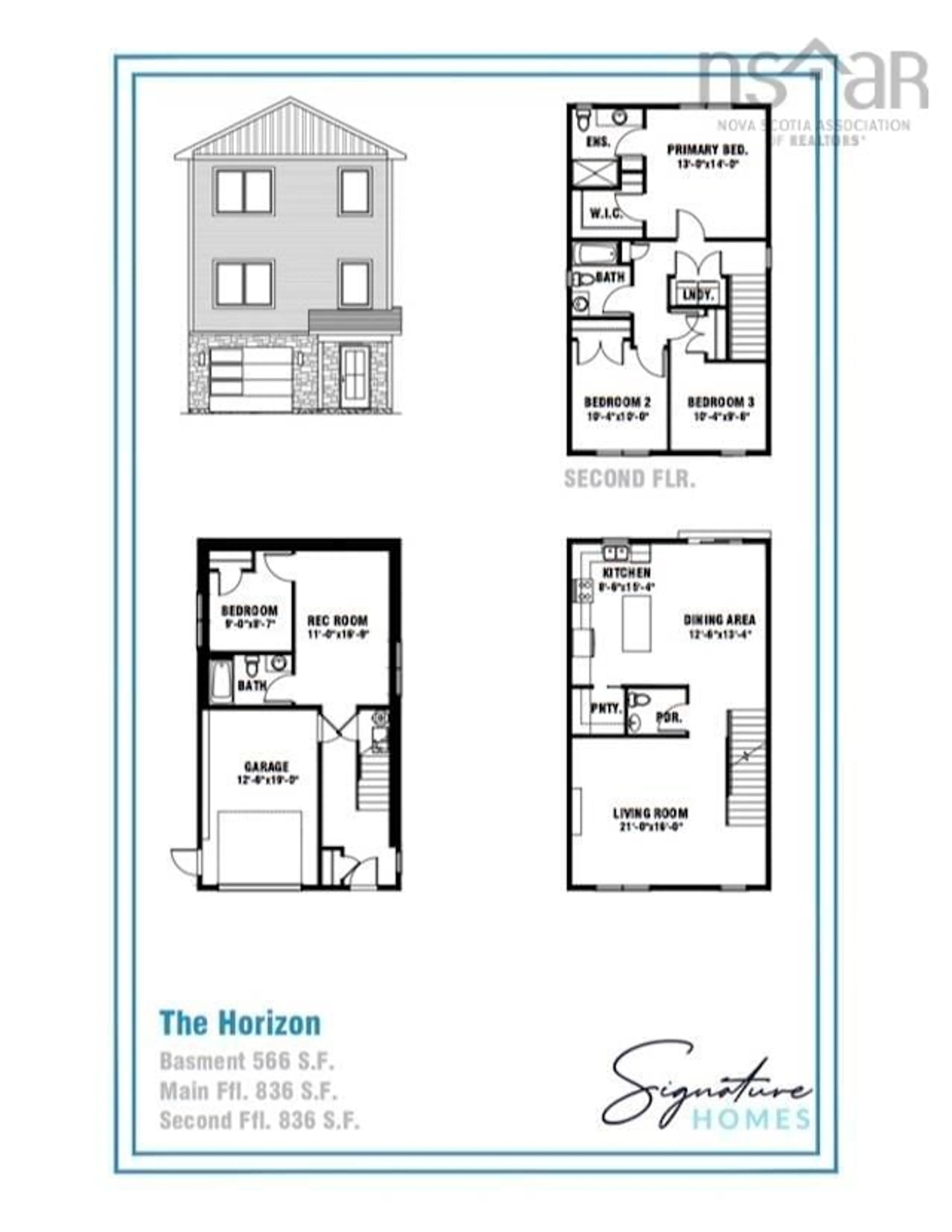 Floor plan for 136 Provence Way #8-62, Timberlea Nova Scotia B3T 0K9