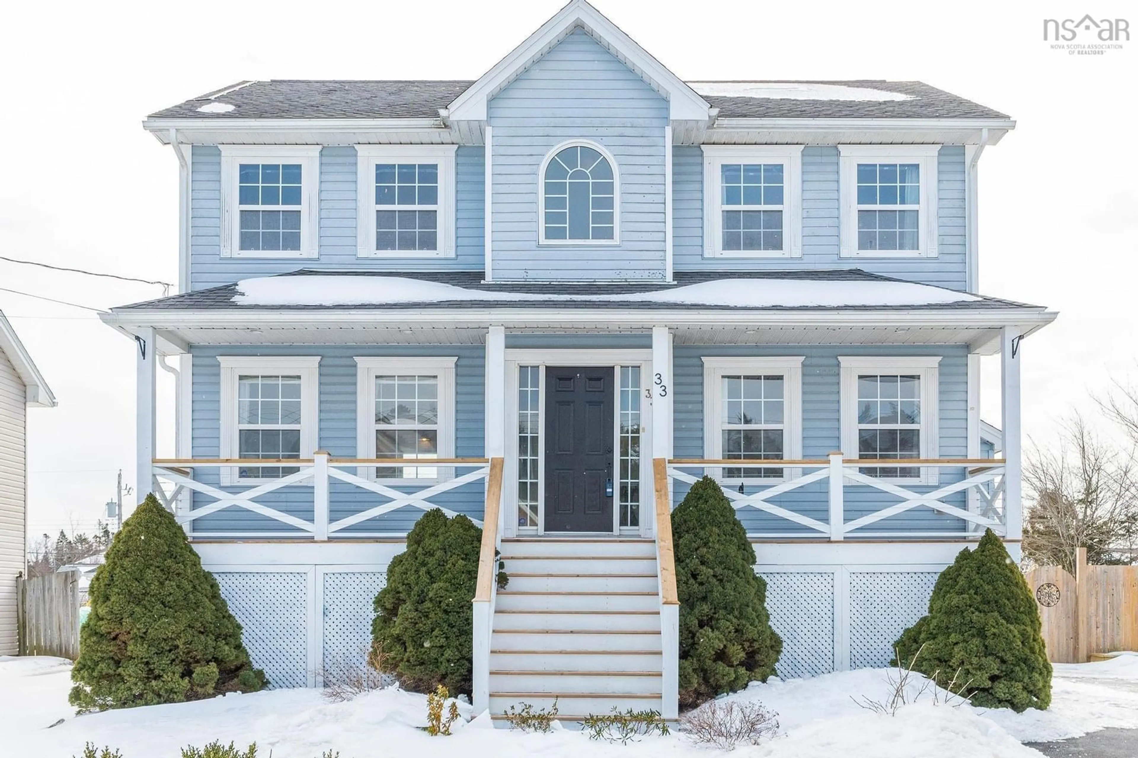 Home with vinyl exterior material, street for 33 Amethyst Cres, Cole Harbour Nova Scotia B2V 2W5