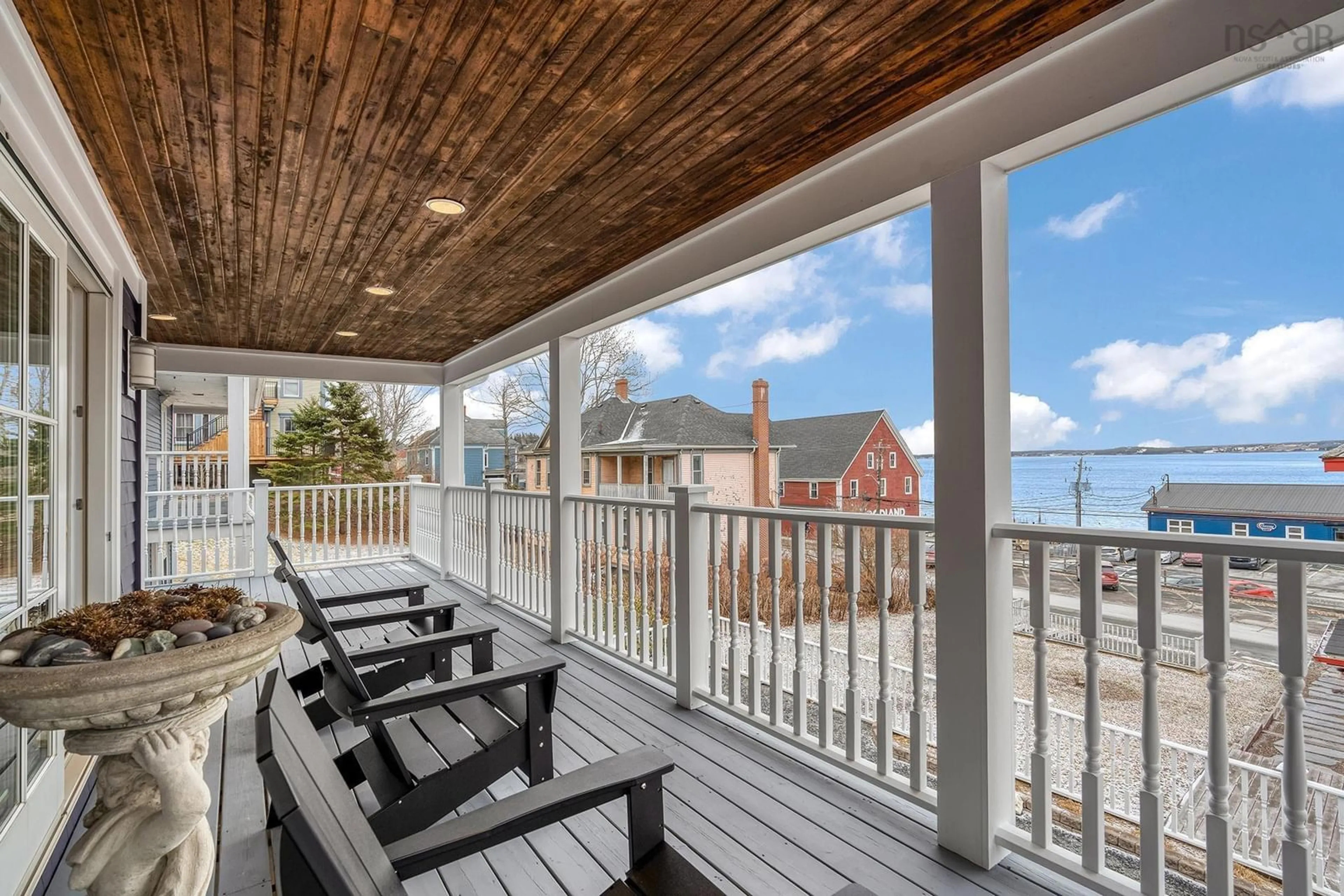 Patio, water/lake/river/ocean view for 208 Pelham St, Lunenburg Nova Scotia B0J 2C0