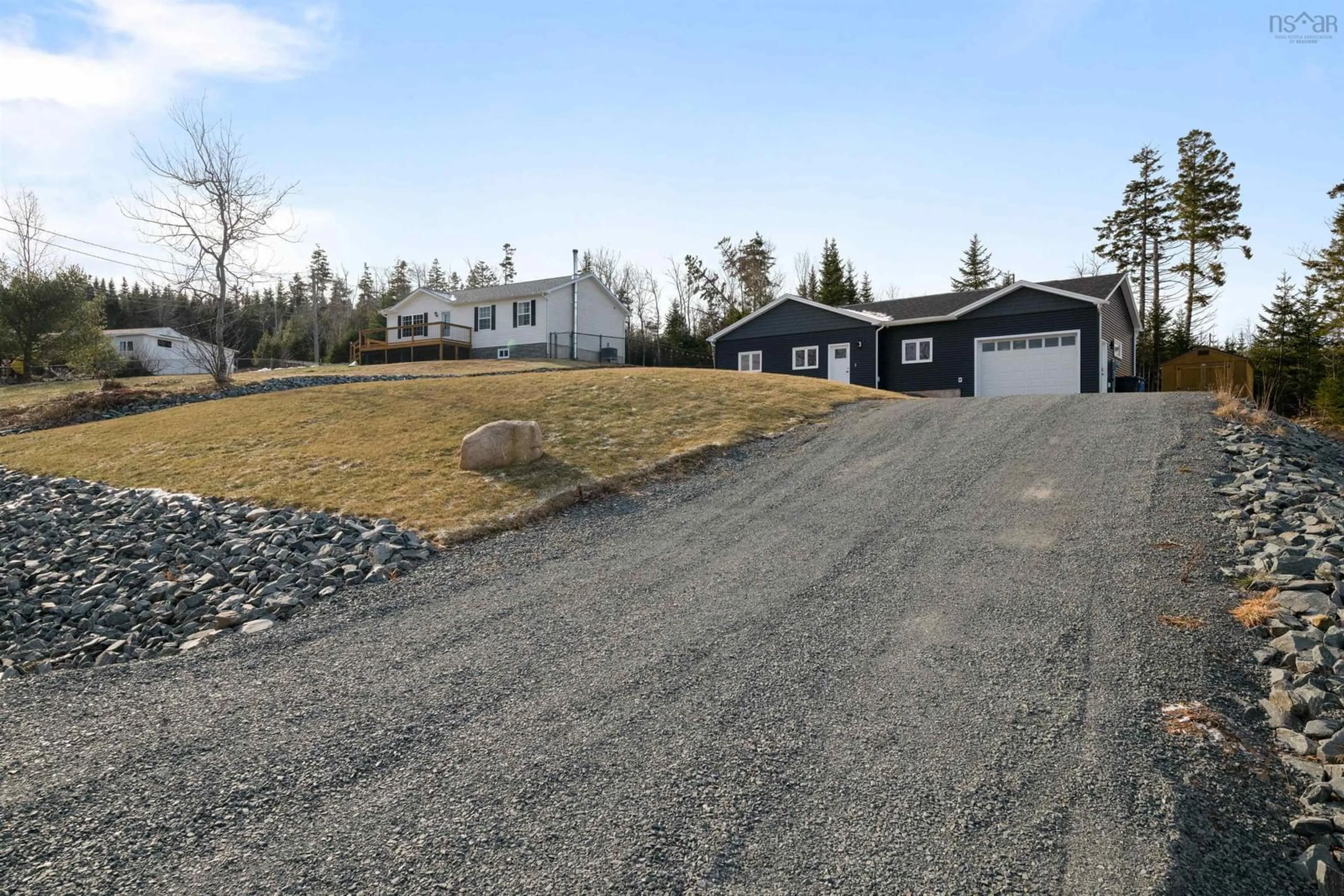 A pic from outside/outdoor area/front of a property/back of a property/a pic from drone, street for 31 Shelly Cres, Gaetz Brook Nova Scotia B0J 2L0