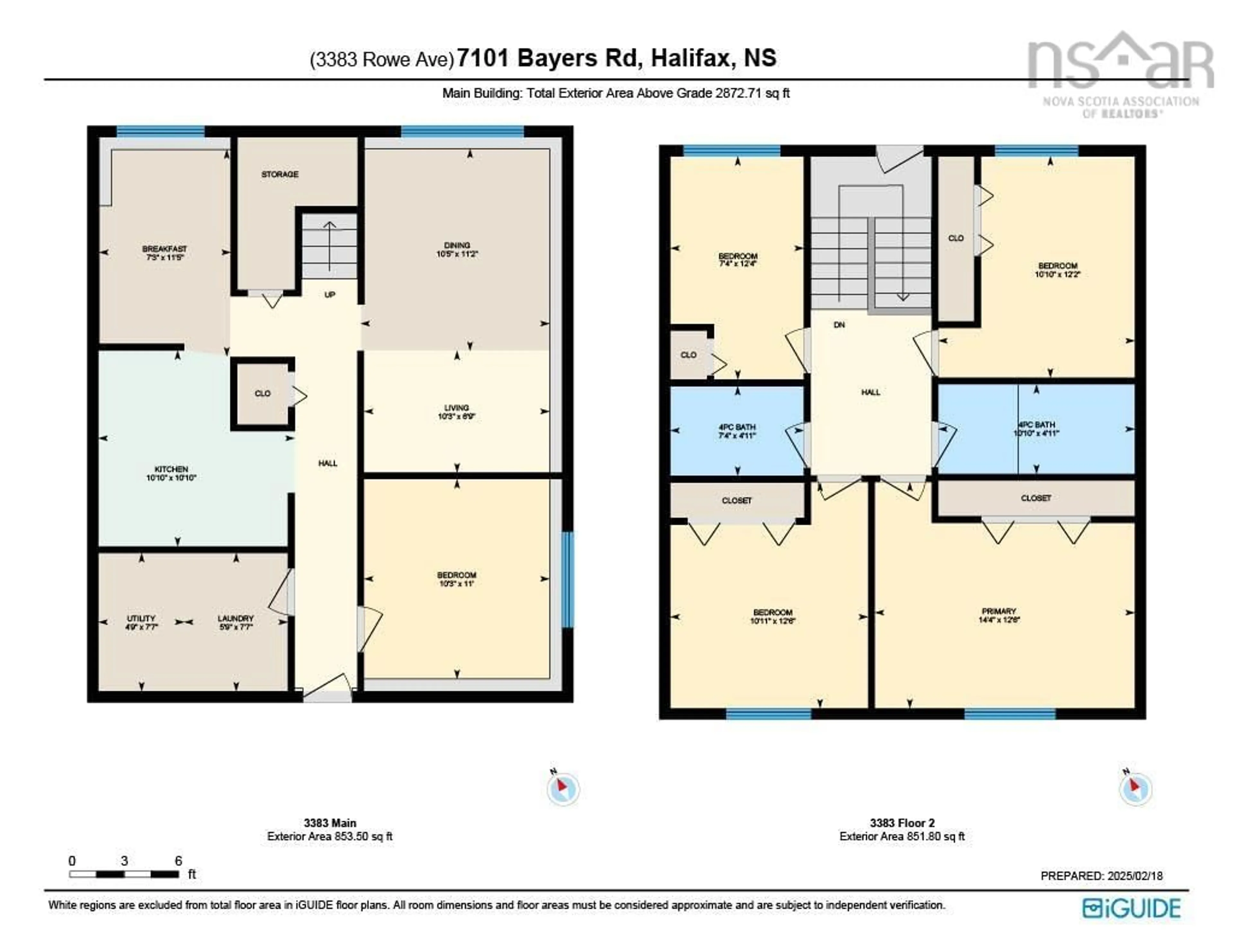 Floor plan for 7101 Bayers Rd, Halifax Nova Scotia B3L 2C5