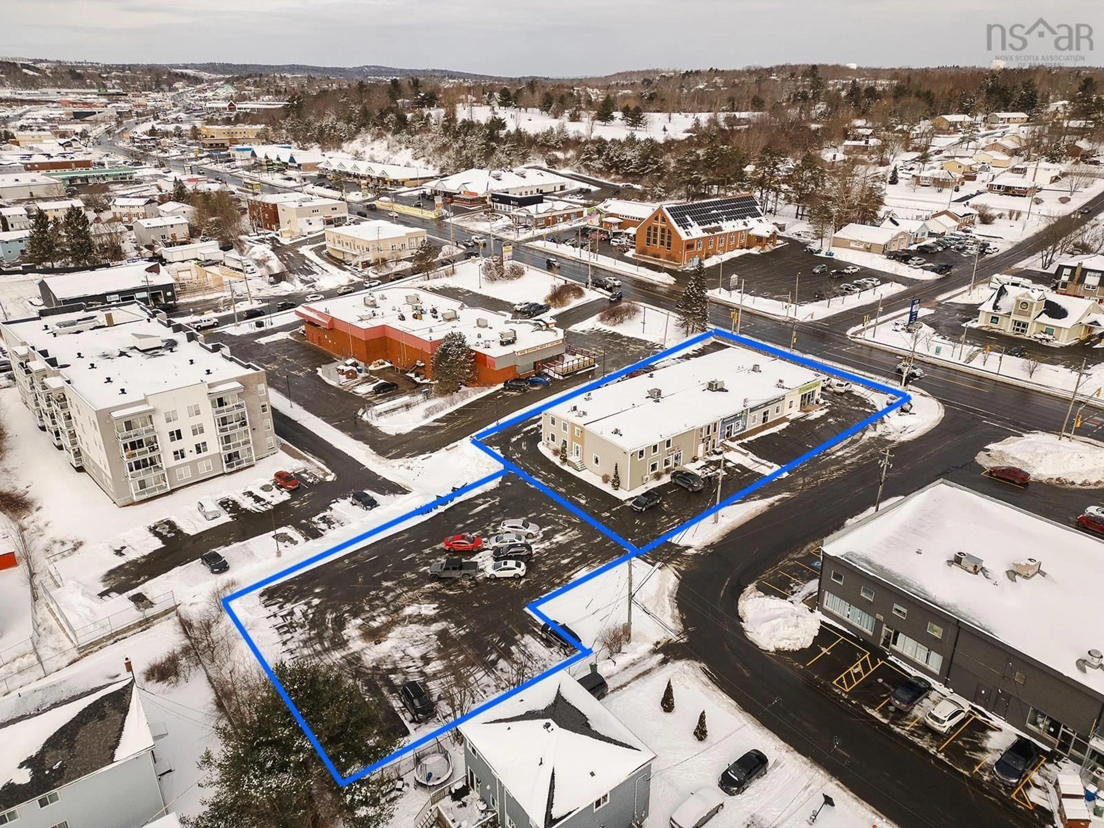 A pic from outside/outdoor area/front of a property/back of a property/a pic from drone, unknown for 546 Sackville Dr, Lower Sackville Nova Scotia B4C 2S2