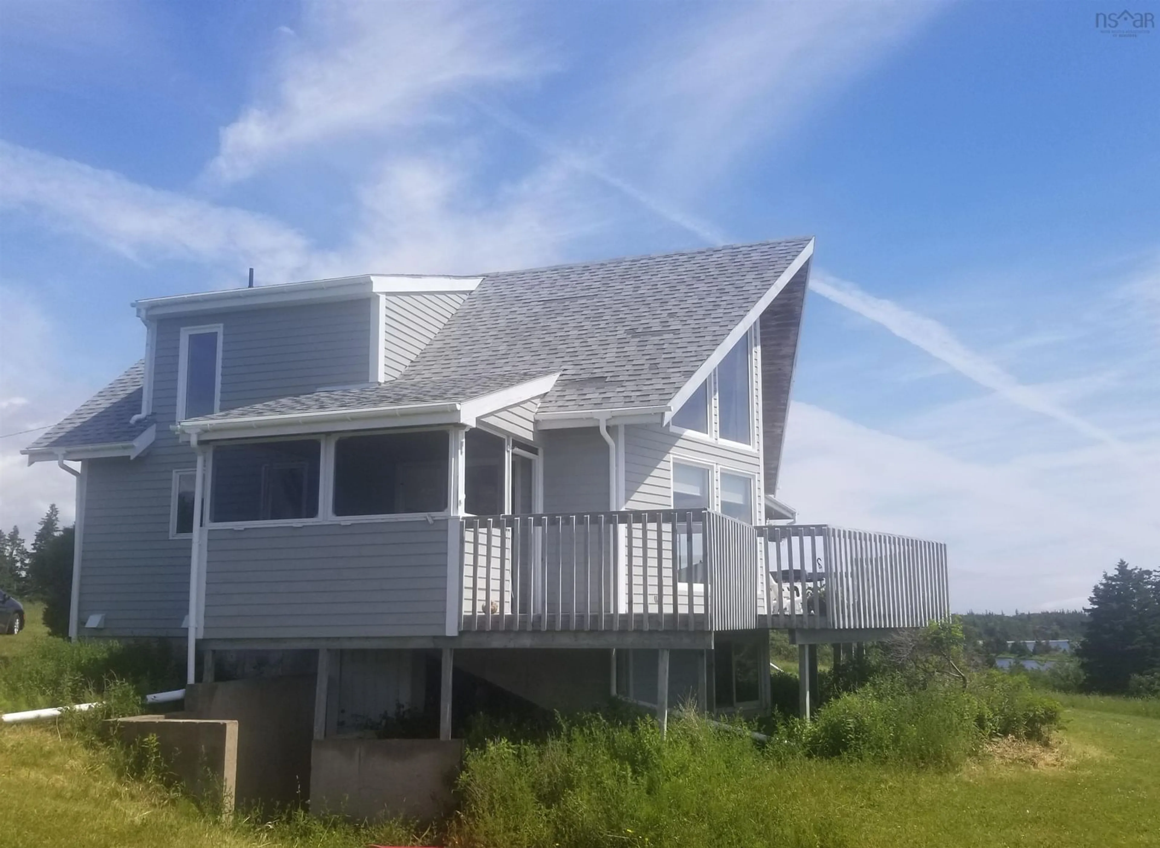 Home with vinyl exterior material, water/lake/river/ocean view for 1534 Big Harbour Island Rd, Big Harbour Island Nova Scotia B0E 2Y0