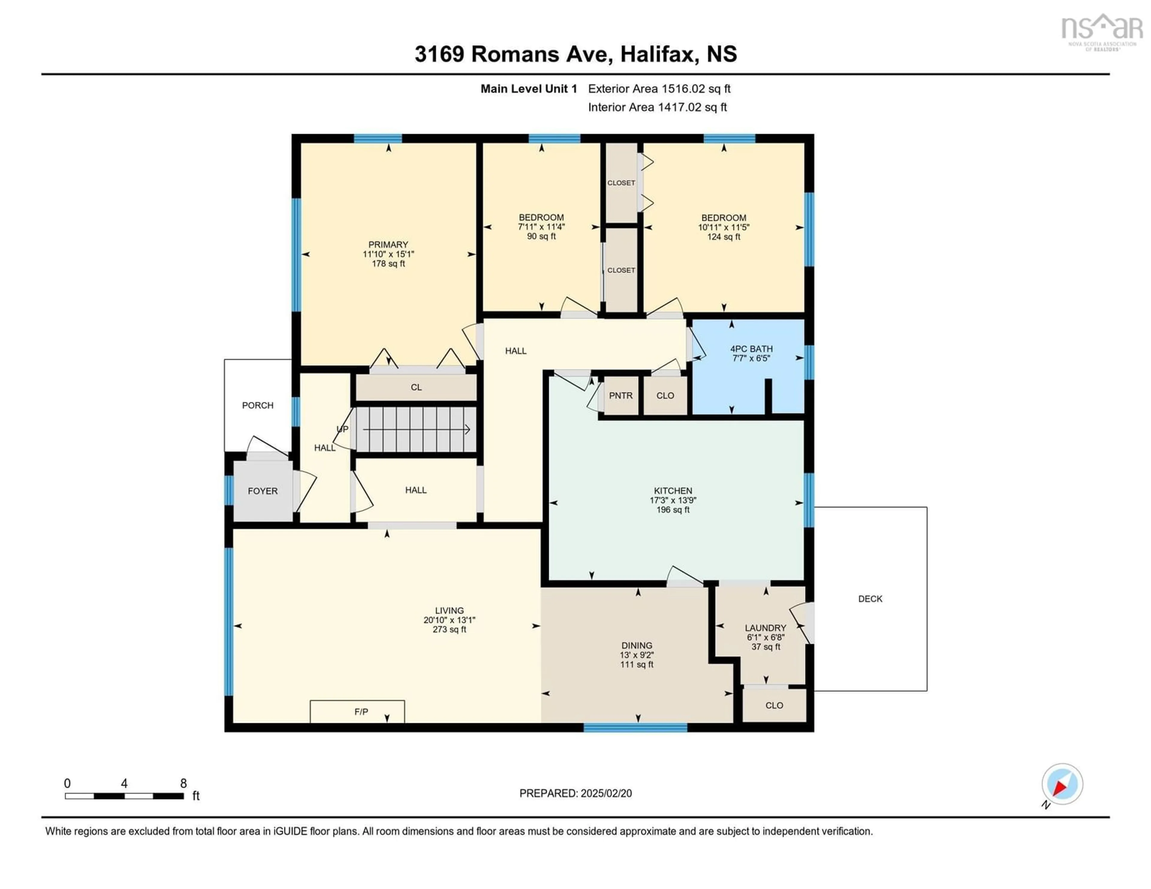 Floor plan for 3169/3171 Romans Ave, Halifax Peninsula Nova Scotia B3L 3X1