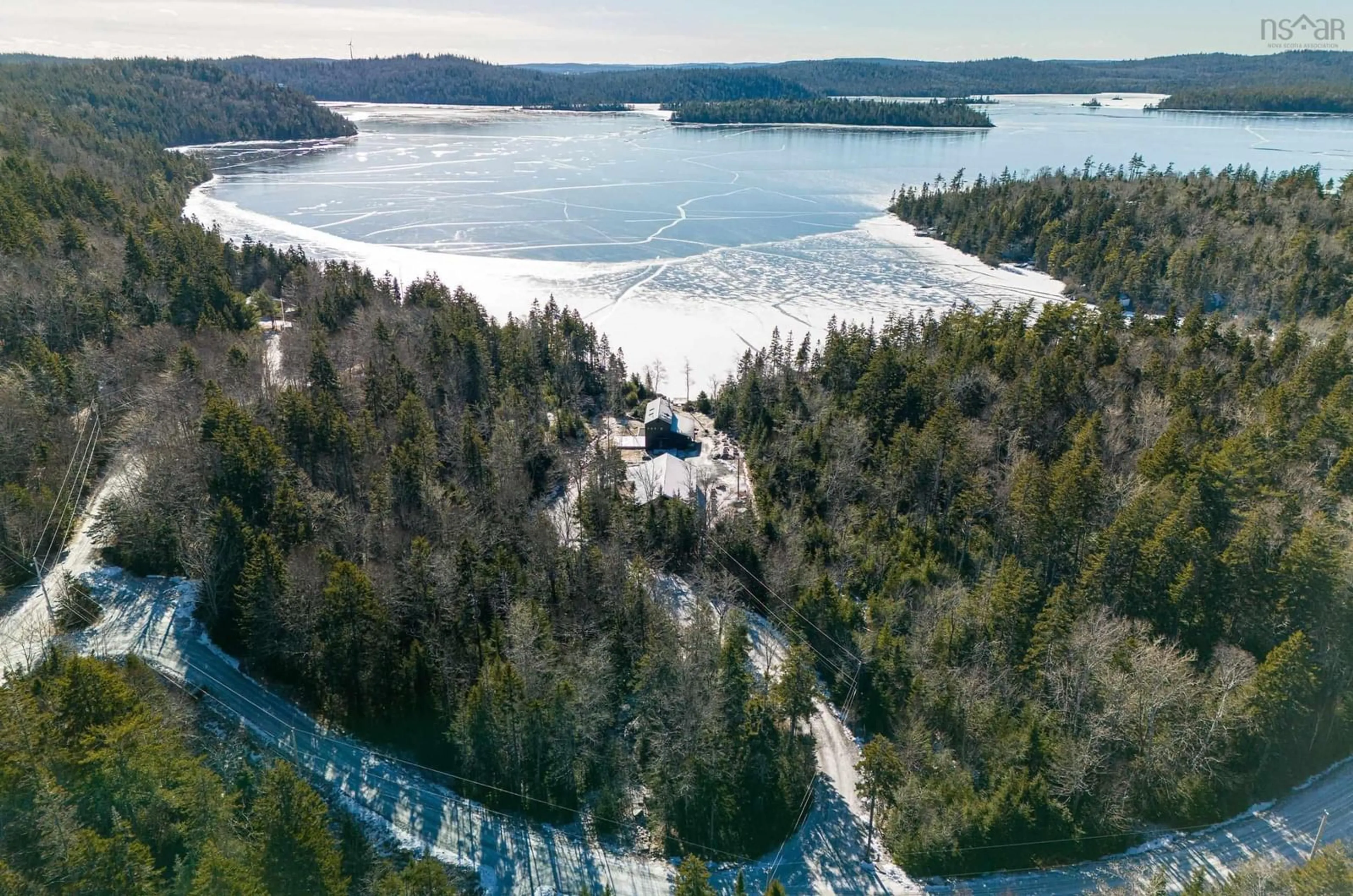 A pic from outside/outdoor area/front of a property/back of a property/a pic from drone, water/lake/river/ocean view for 172 Paces Lake Drive, Musquodoboit Harbour Nova Scotia B0J 2L0