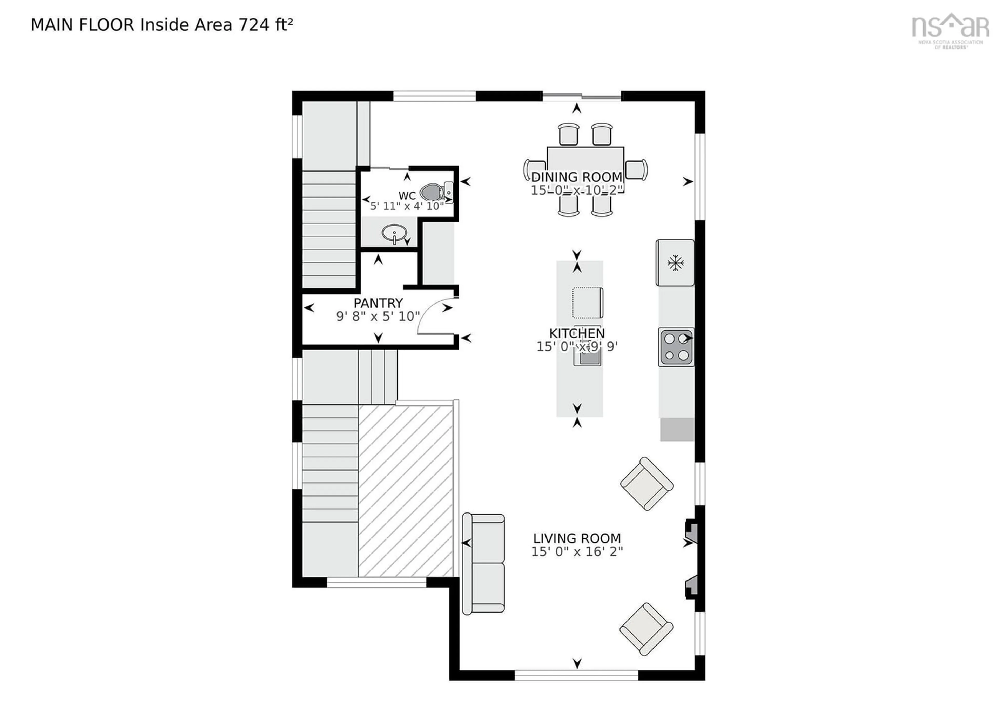 Floor plan for 56 Brunello Boulevard, Timberlea Nova Scotia B3T 0J4