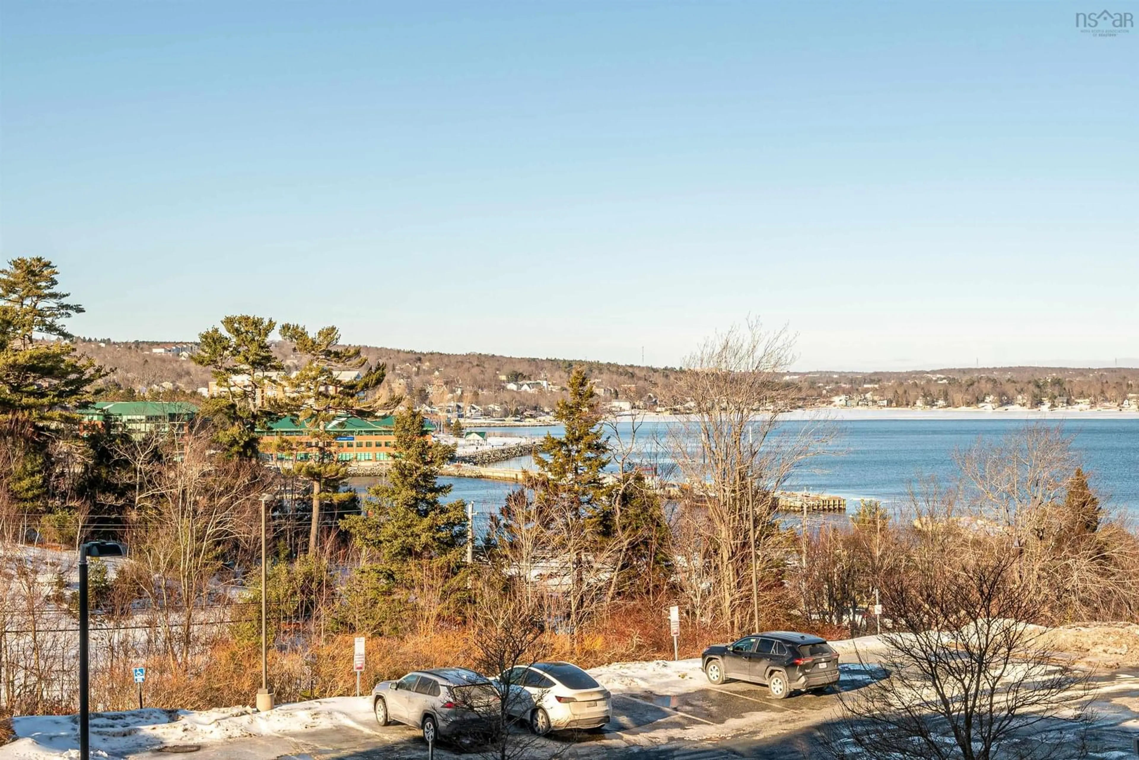 A pic from outside/outdoor area/front of a property/back of a property/a pic from drone, water/lake/river/ocean view for 36 Southgate Drive #208, Halifax Nova Scotia B4A 4M4