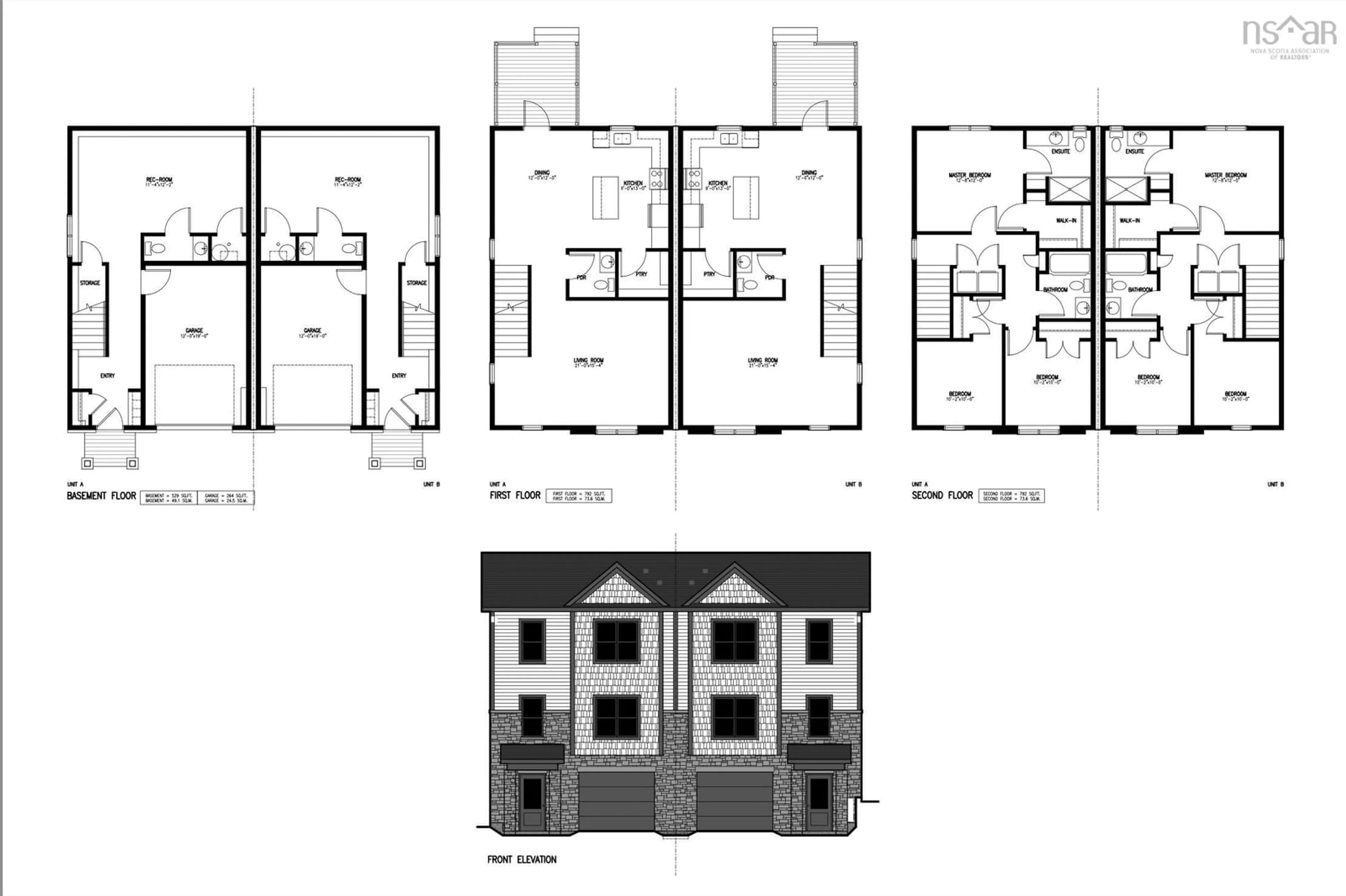 Floor plan for SMD3A 26 Simona, Dartmouth Nova Scotia B2X 2E1