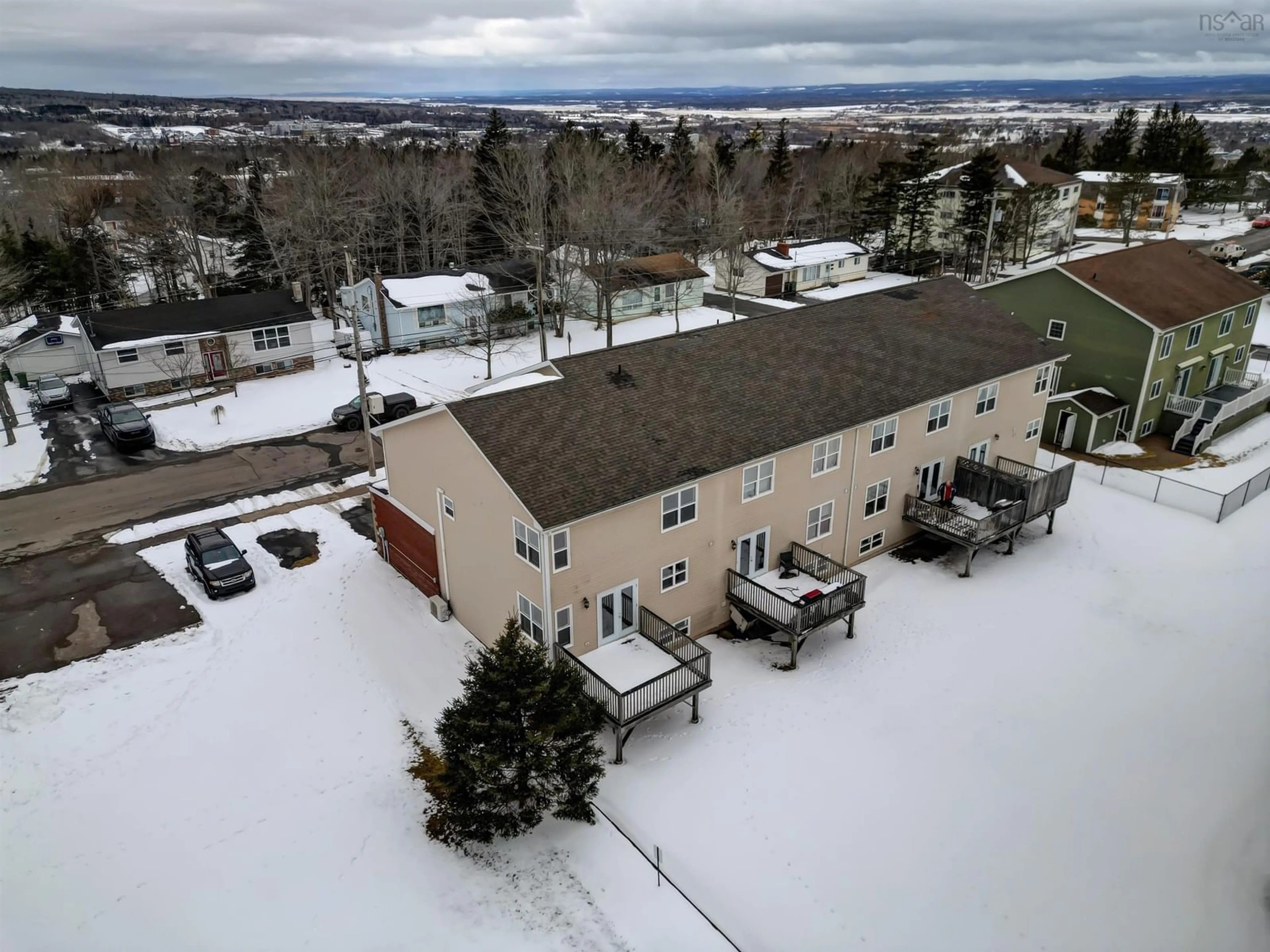 A pic from outside/outdoor area/front of a property/back of a property/a pic from drone, mountain view for 441 Pleasant Street, Truro Nova Scotia B2N 3T5