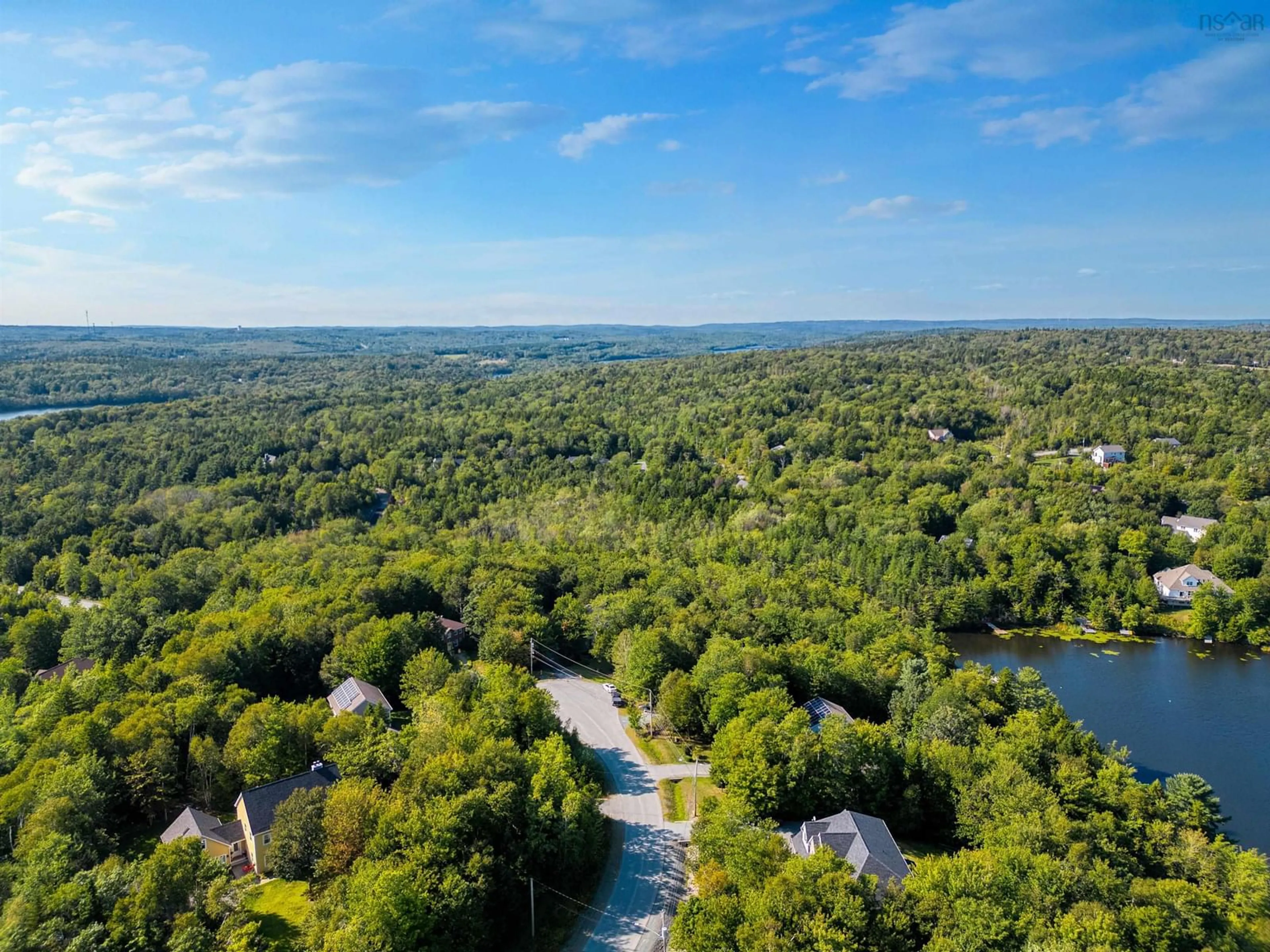 A pic from outside/outdoor area/front of a property/back of a property/a pic from drone, water/lake/river/ocean view for 20 Perry Crt, Fall River Nova Scotia B2T 1A4