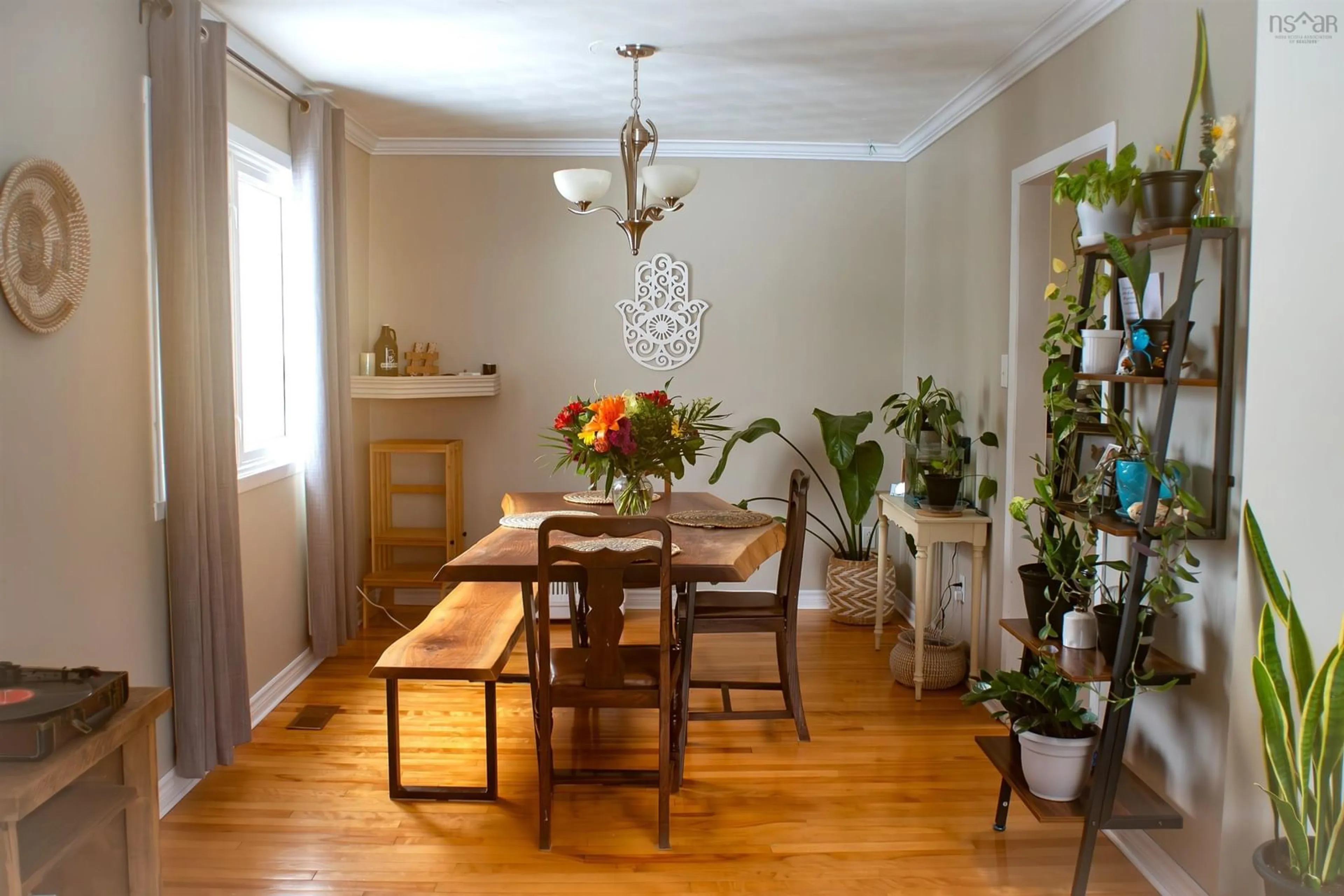 Dining room, wood/laminate floor for 27 Summit Dr, Port Hawkesbury Nova Scotia B9A 3A1