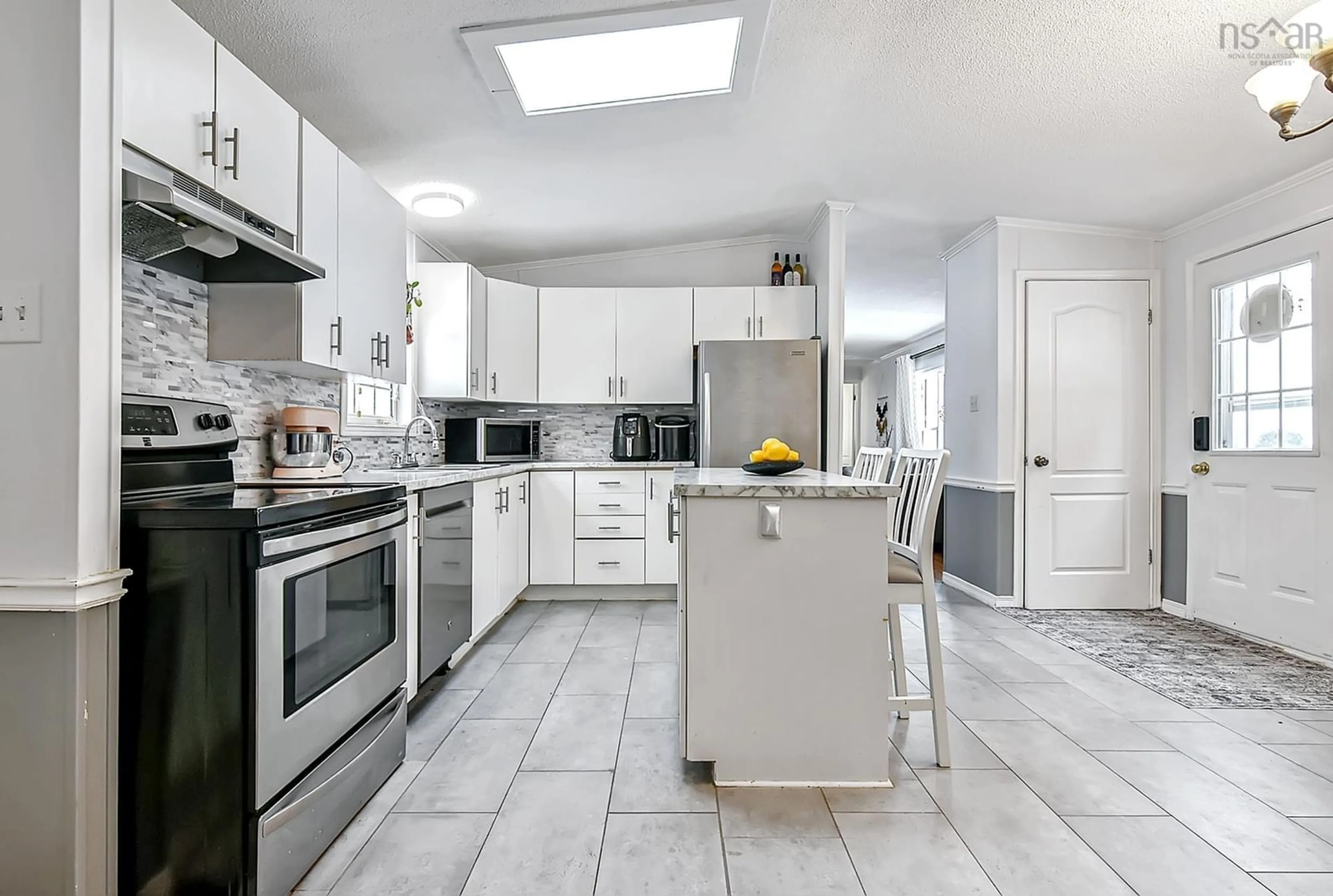 Open concept kitchen, ceramic/tile floor for 19 Wagner Dr, Middle Sackville Nova Scotia B4E 2Z3