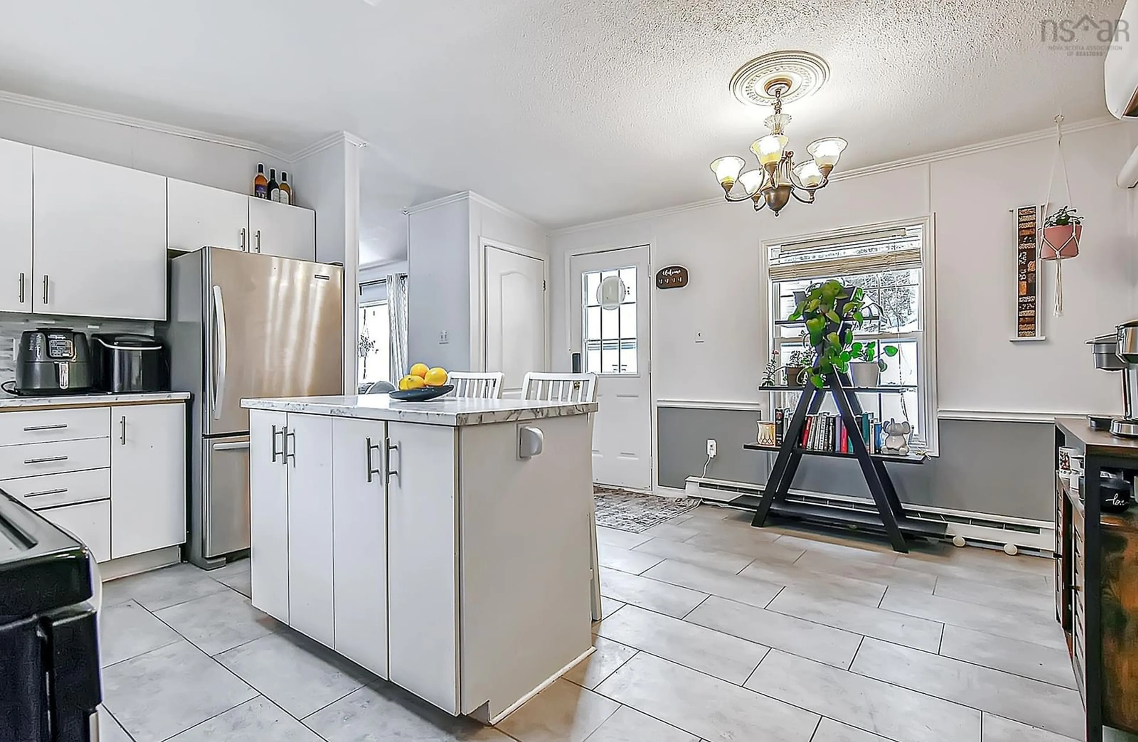 Open concept kitchen, ceramic/tile floor for 19 Wagner Dr, Middle Sackville Nova Scotia B4E 2Z3