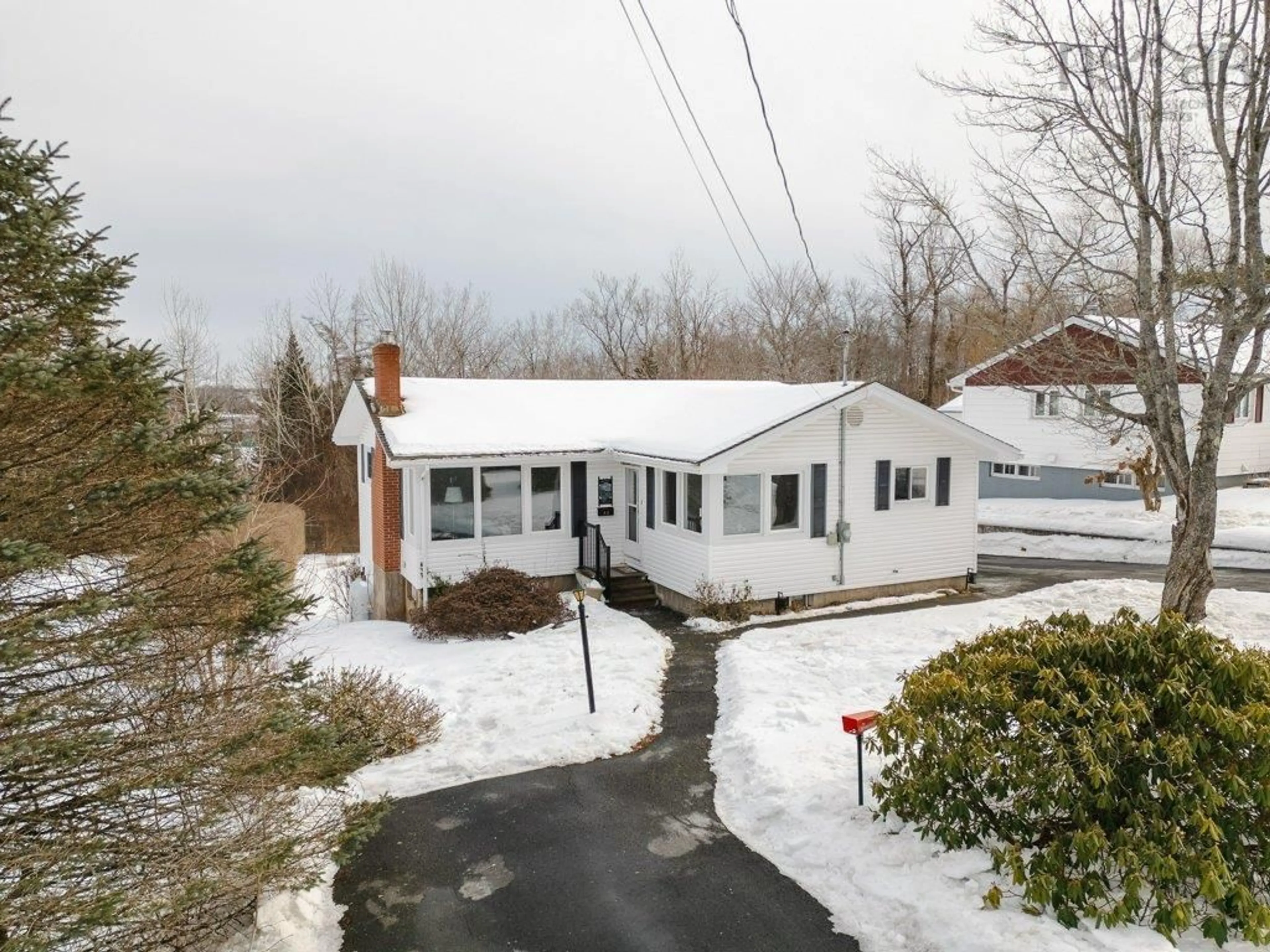 A pic from outside/outdoor area/front of a property/back of a property/a pic from drone, street for 40 Connolly Rd, Middle Sackville Nova Scotia B4E 1S7