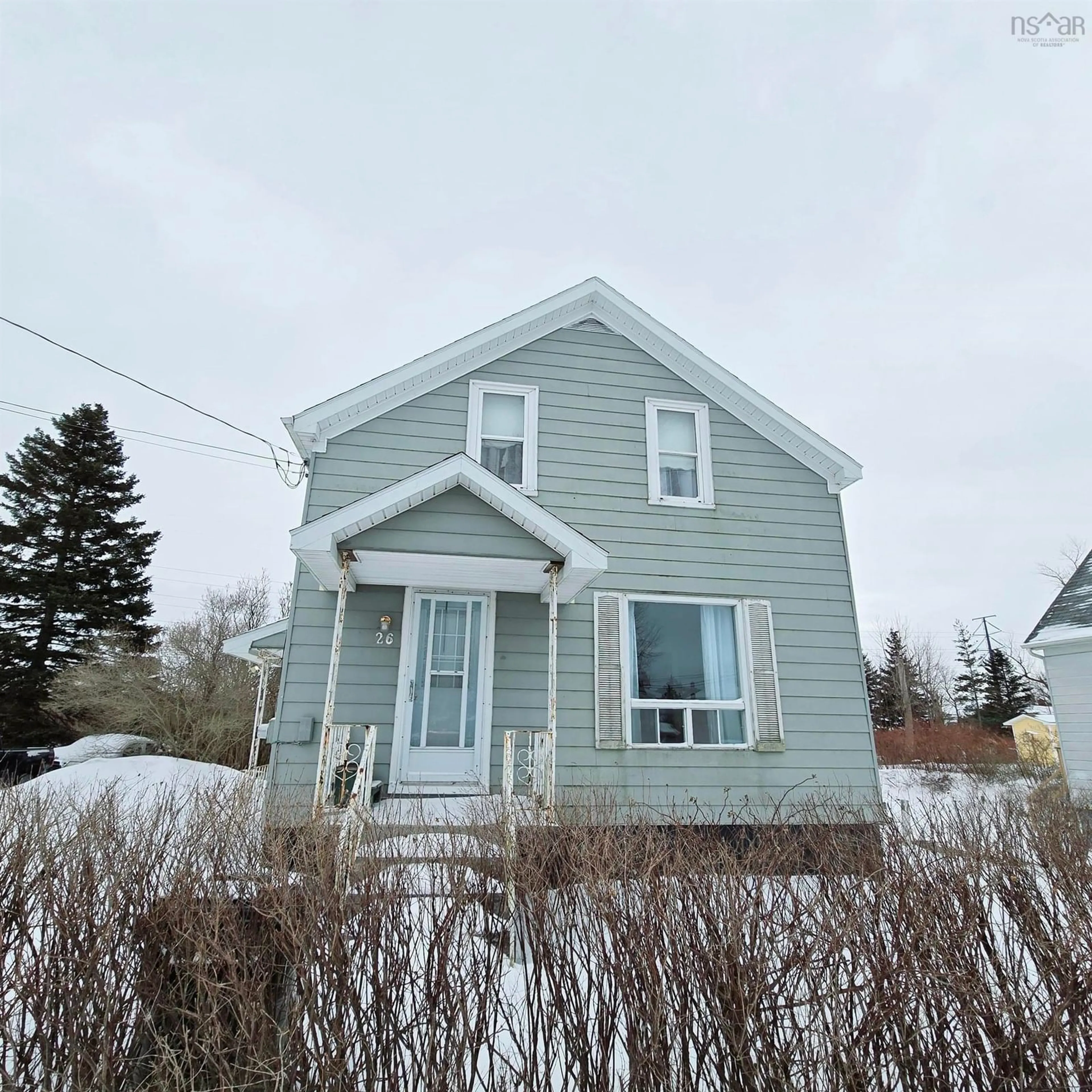 Home with vinyl exterior material, street for 26 Catherine St, Sydney Nova Scotia B1N 2W1