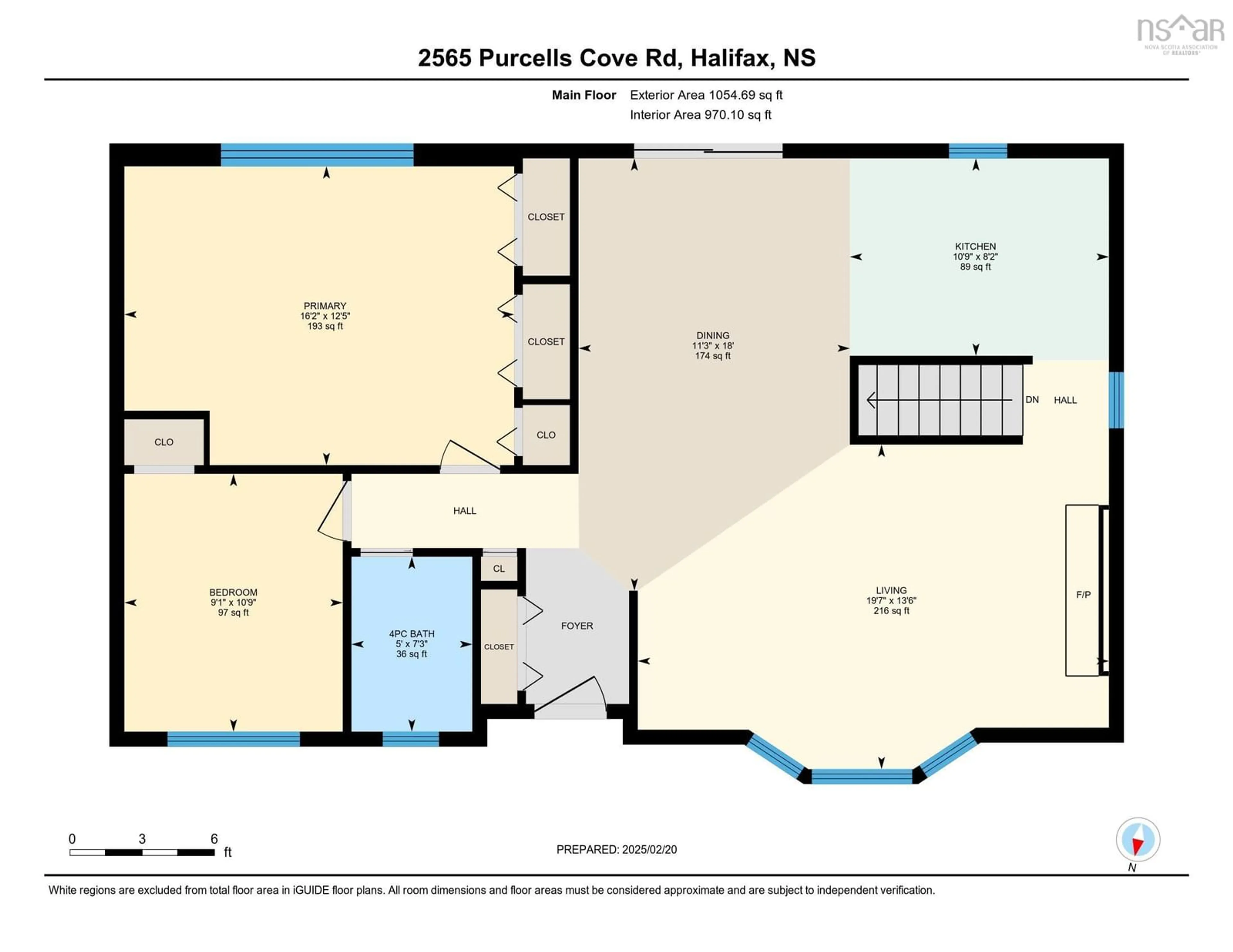 Floor plan for 2565 Purcells Cove Rd, Halifax Nova Scotia B3P 2E7