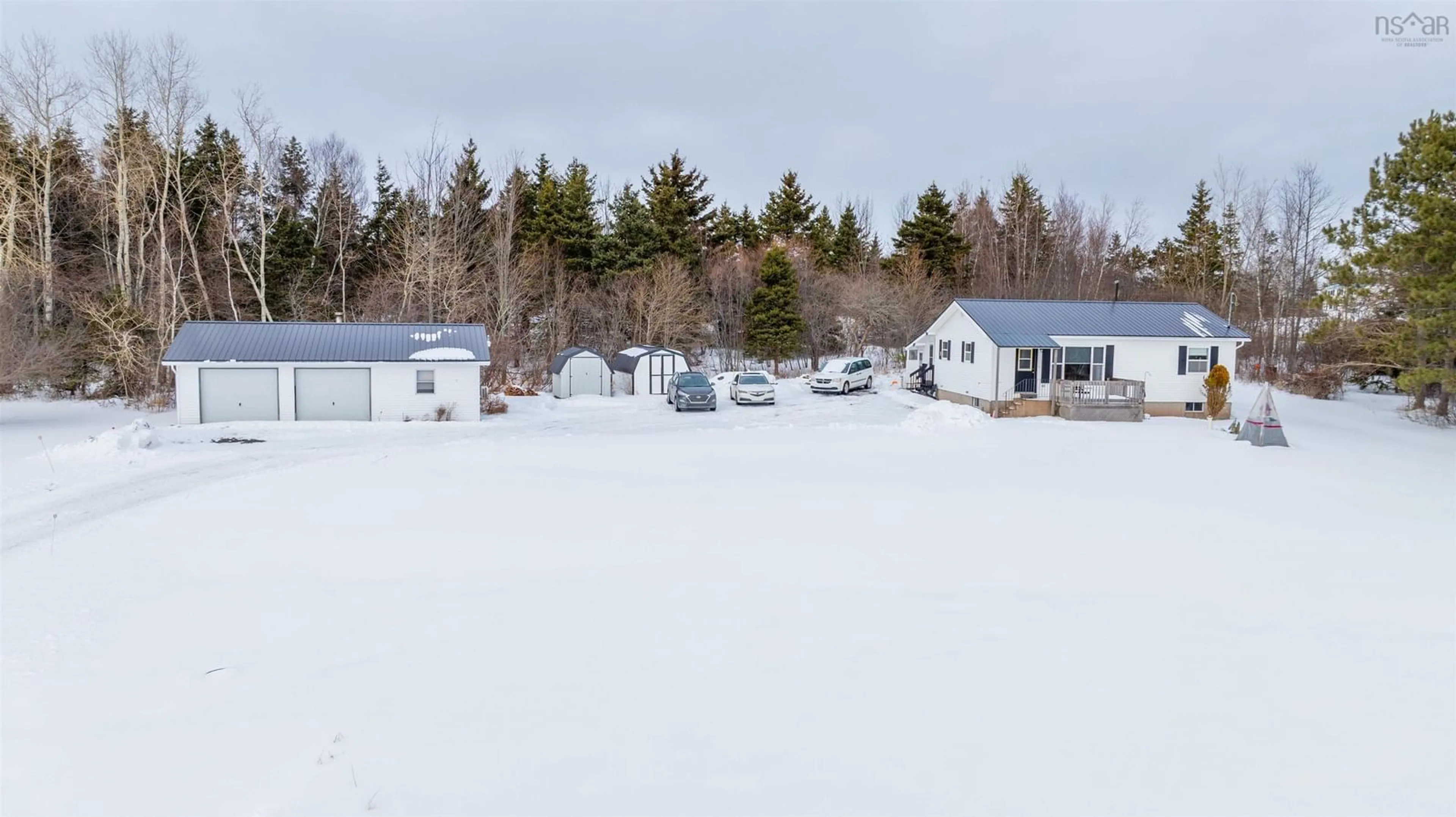 A pic from outside/outdoor area/front of a property/back of a property/a pic from drone, street for 8201 Swantee Dr, Pictou Nova Scotia B0K 1H0