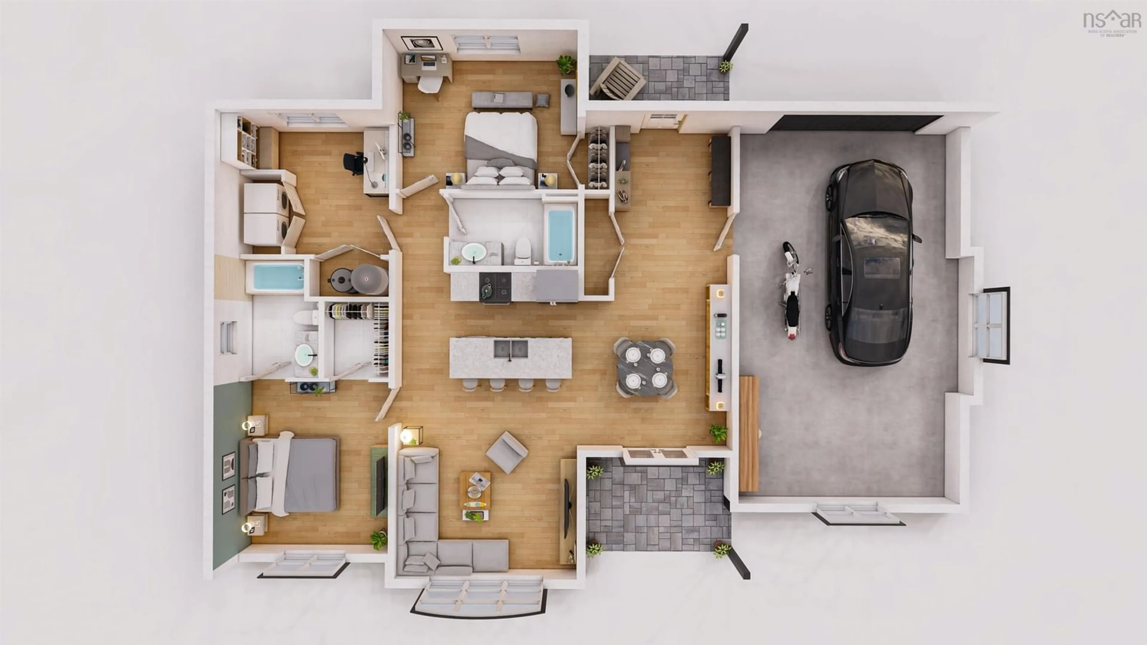 Floor plan for Hickory Crt #Lot 2-6, Green Hill Nova Scotia B0K 2A0