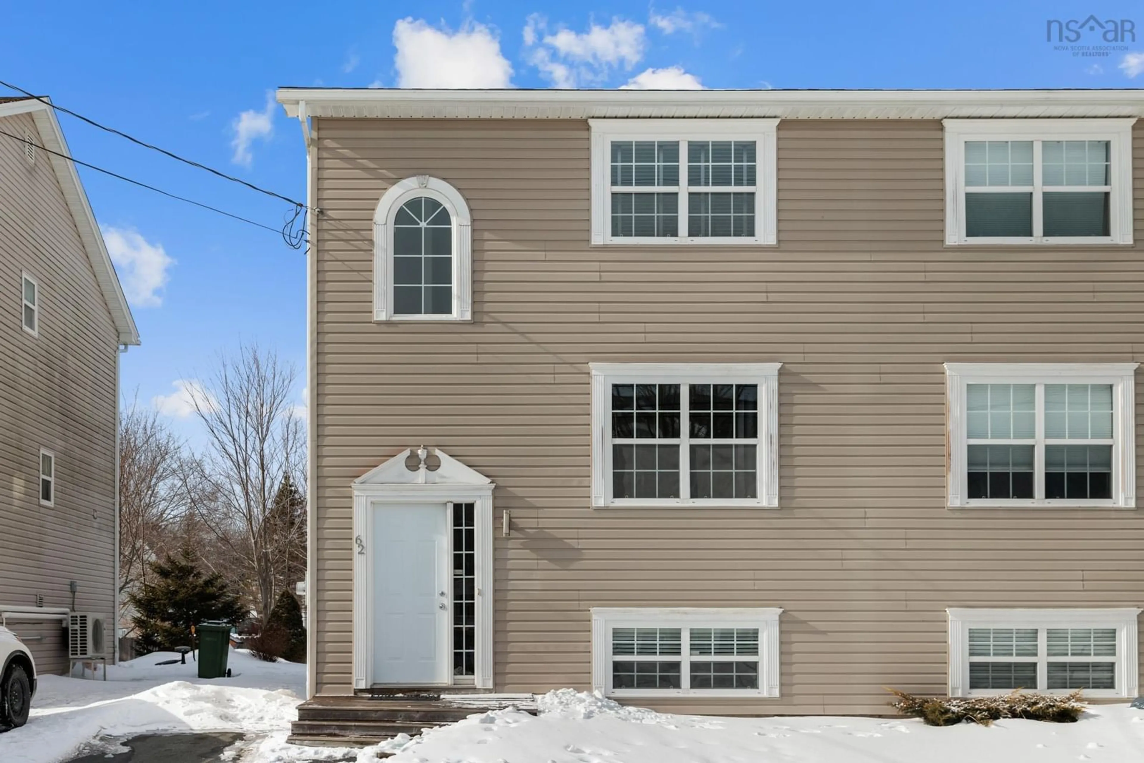 Home with vinyl exterior material, street for 62 Feruz Cres, Halifax Nova Scotia B3R 2N3