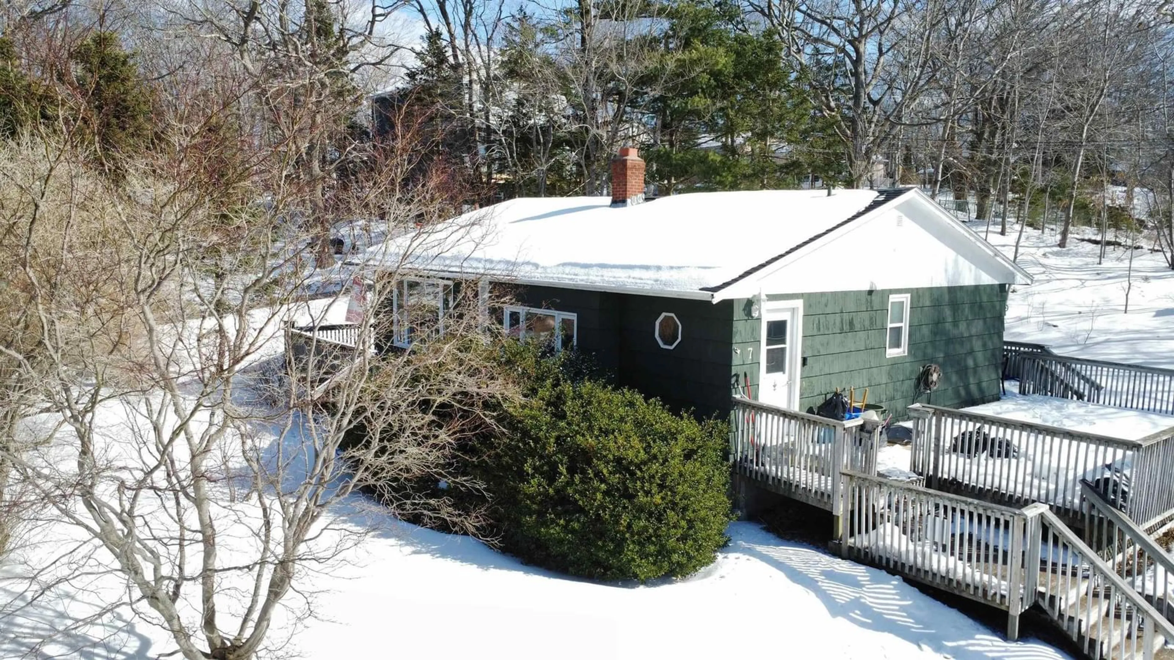 A pic from outside/outdoor area/front of a property/back of a property/a pic from drone, street for 7 Main St, Bedford Nova Scotia B4A 2M5