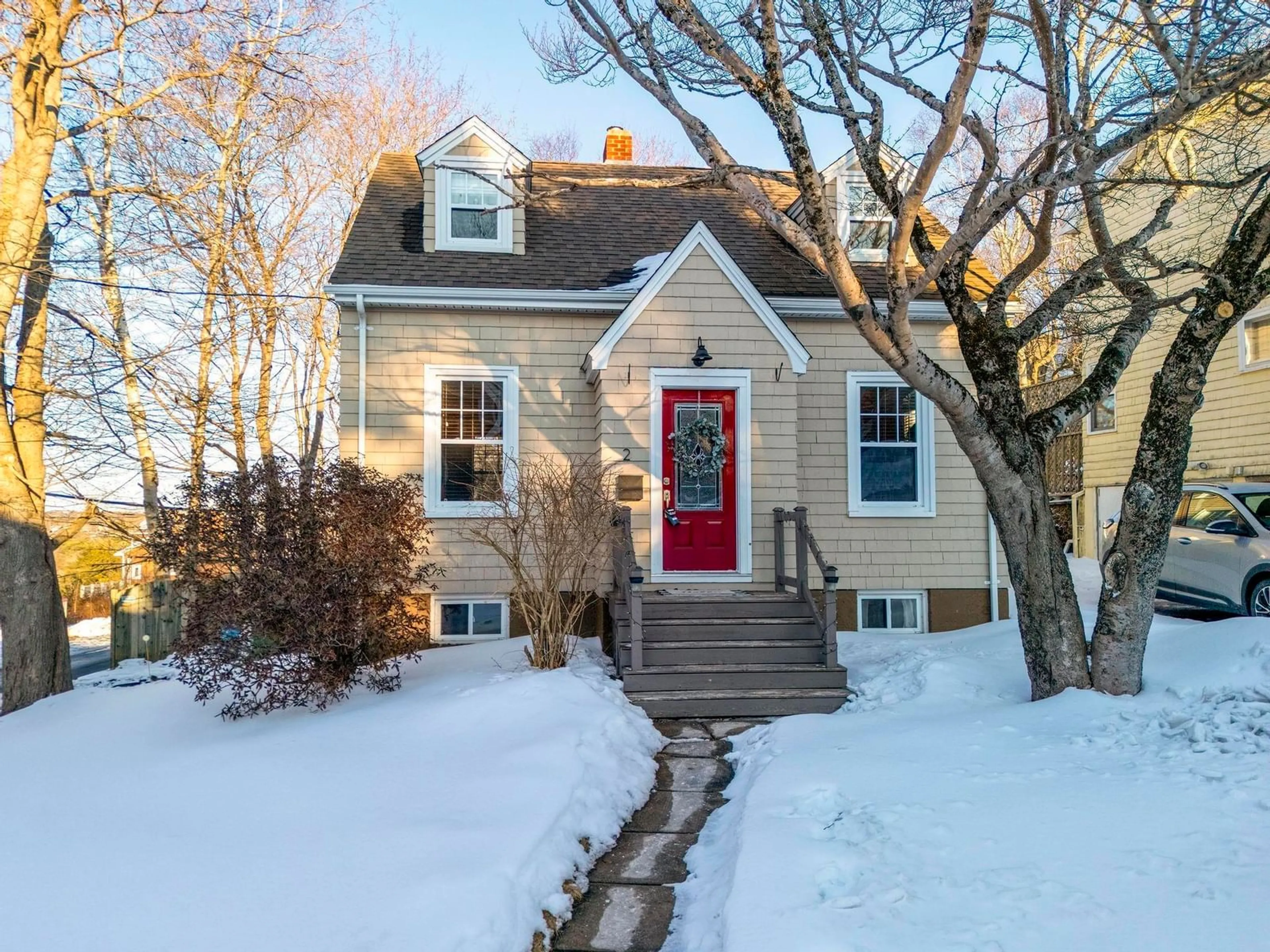 Home with vinyl exterior material, street for 2 Shady Lane, Halifax Nova Scotia B3N 1T9