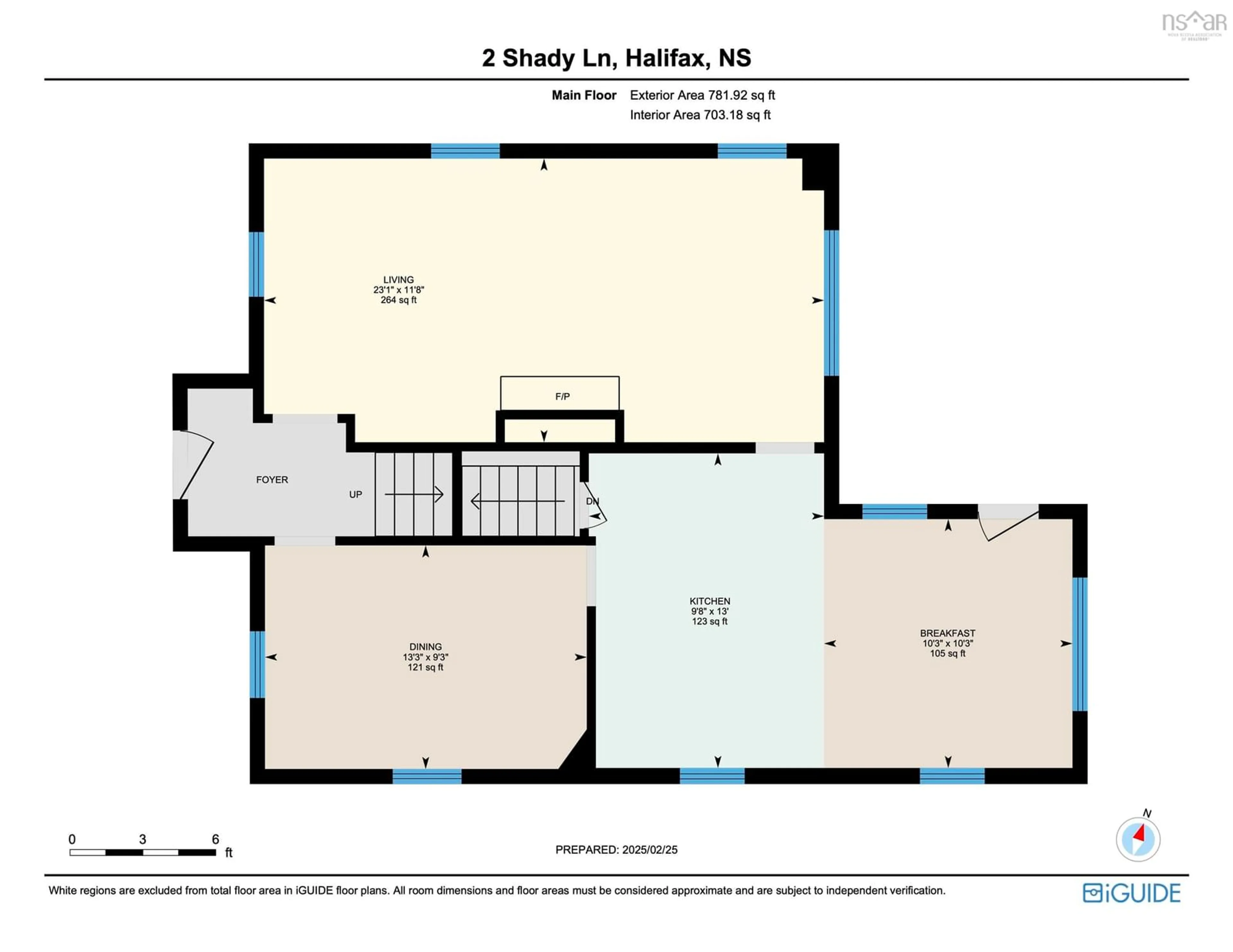 Floor plan for 2 Shady Lane, Halifax Nova Scotia B3N 1T9