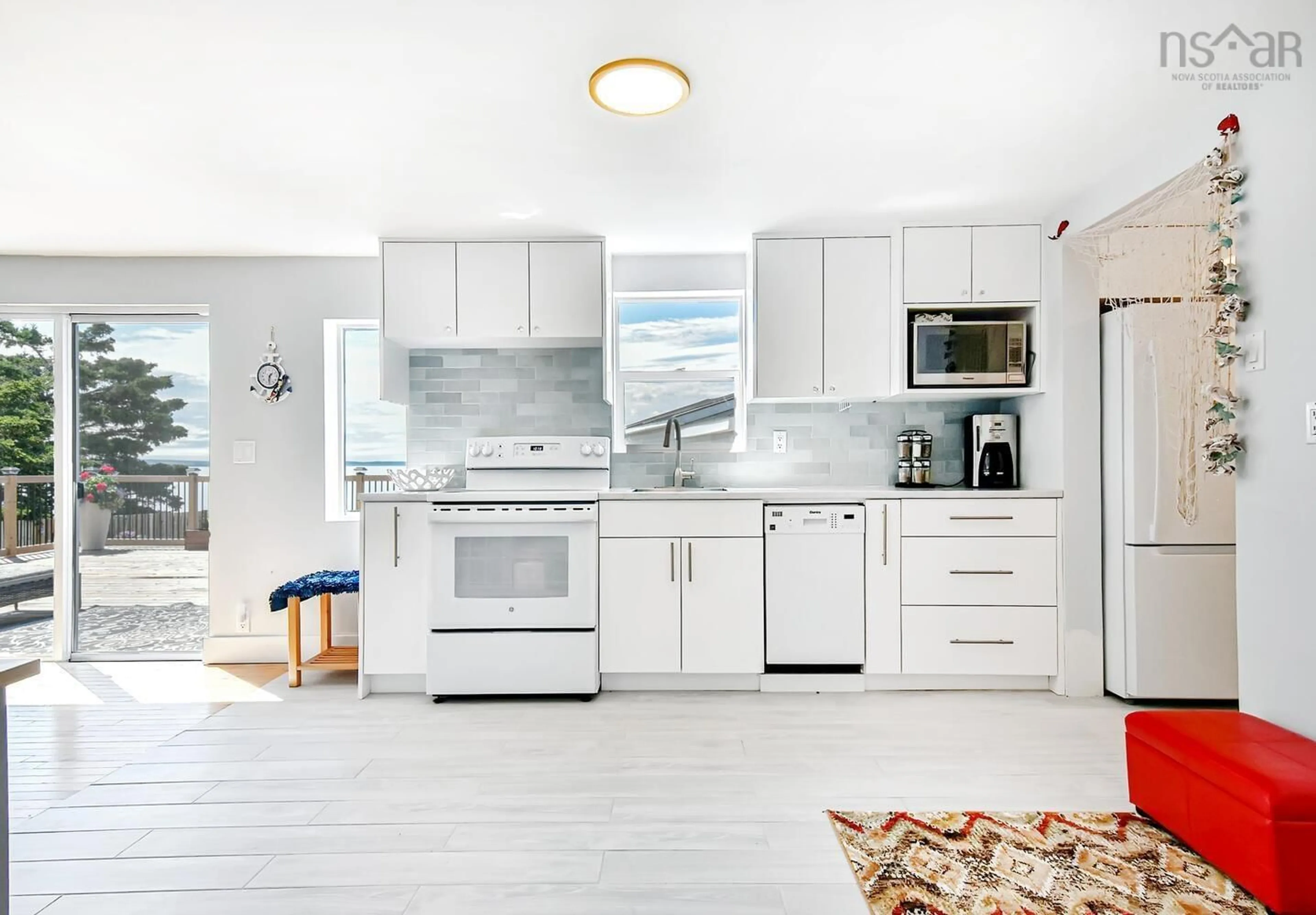 Open concept kitchen, ceramic/tile floor for 9112 St Margarets Bay Road, Queensland Nova Scotia B0J 1T0